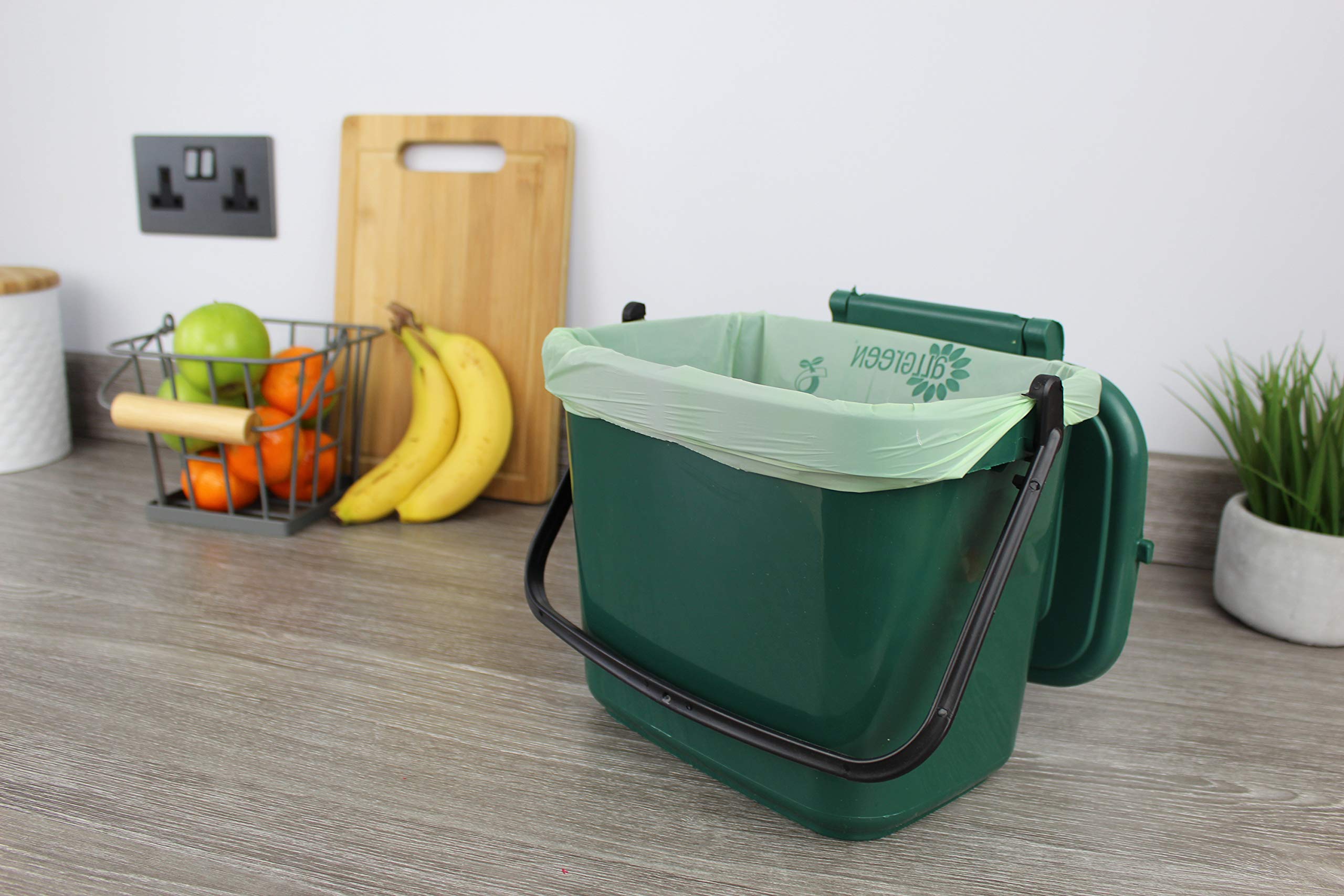All-Green Compostable Kitchen Caddy Liners 6L - 150 Bags (3 Rolls) 4