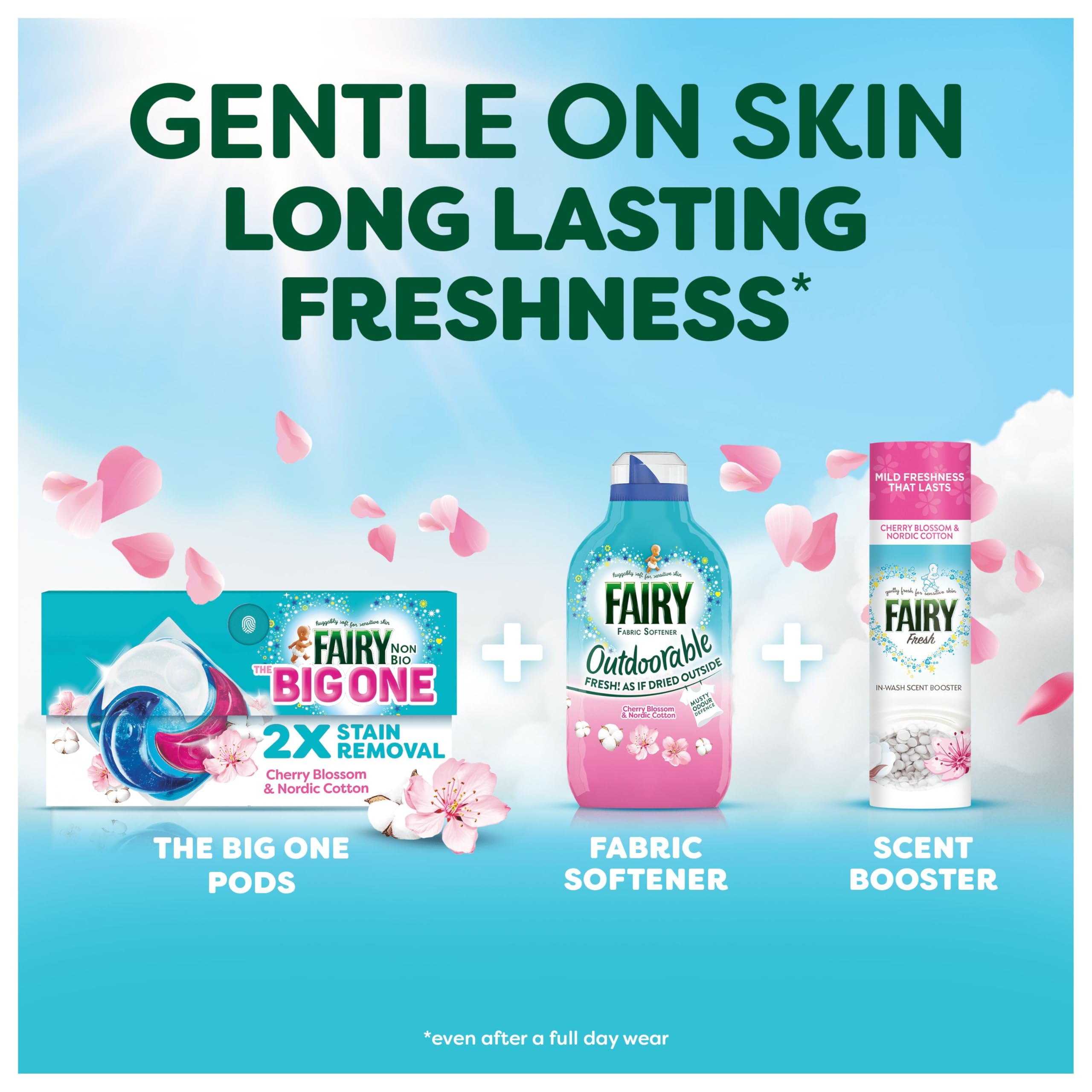 Fairy In-Wash Scent Booster - Cherry Blossom & Nordic Cotton Mild Freshness | 495g Beads 7