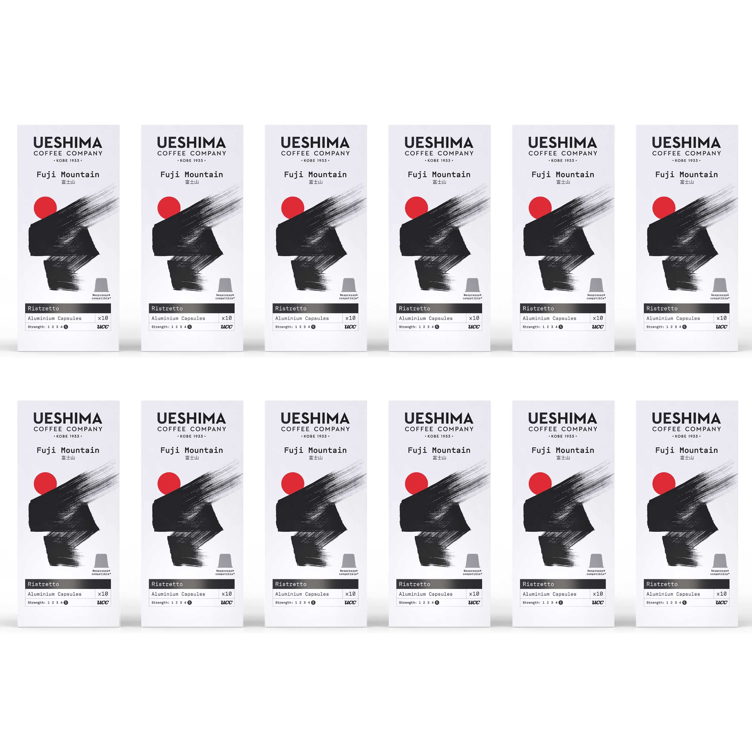 Ueshima Coffee Company - Fuji Mountain Coffee Capsules - 120 Count (12 Packs of 10) 1