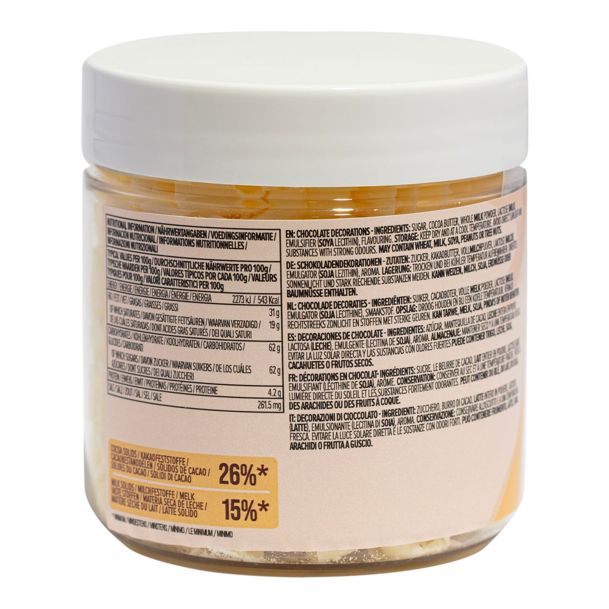 PME Belgian White Chocolate Curls - 85 g
