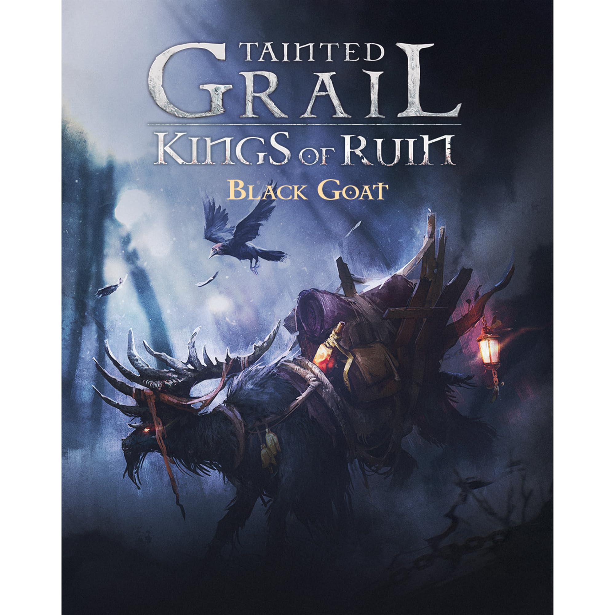 Awaken Realms Tainted Grail: Kings of Ruin Black Goat Miniature Upgrade | Companion Model | Multicolor Plastic