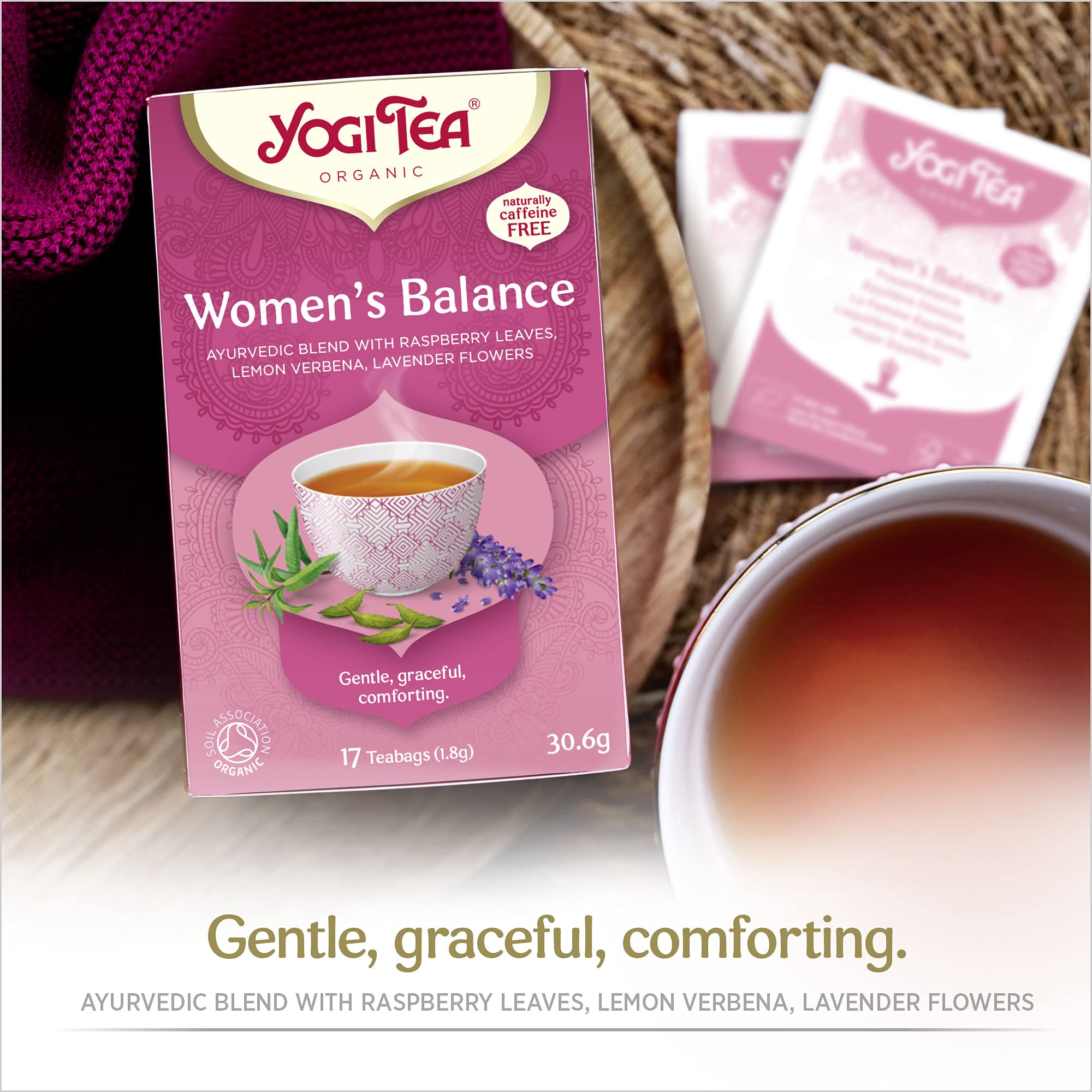Yogi Tea - Women's Balance Organic Herbal Tea, Caffeine-Free, 102 Tea Bags (6 x 17) 9