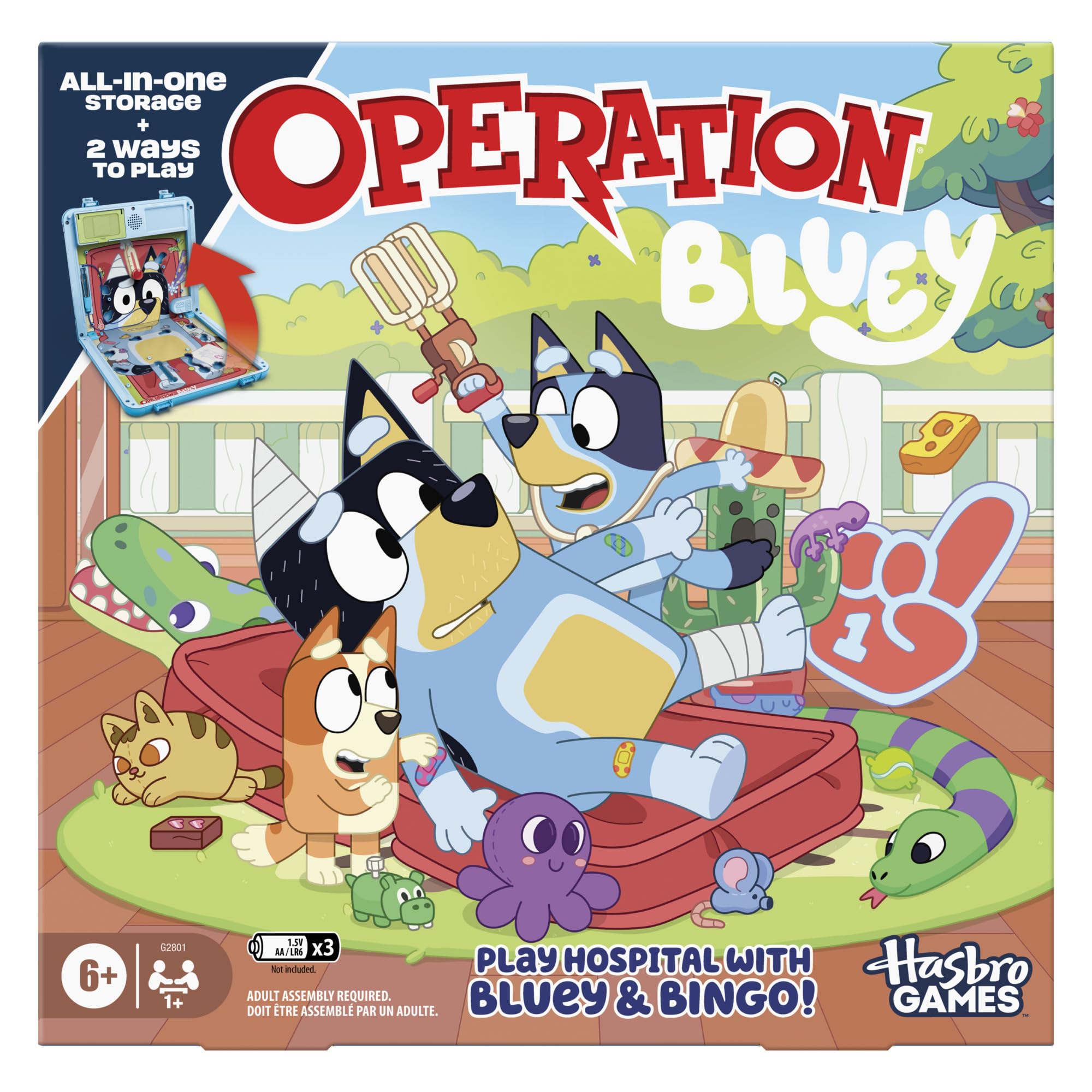 Hasbro Gaming Operation Bluey Edition Board Game for Children | Ages 6+ | 1+ Players 1