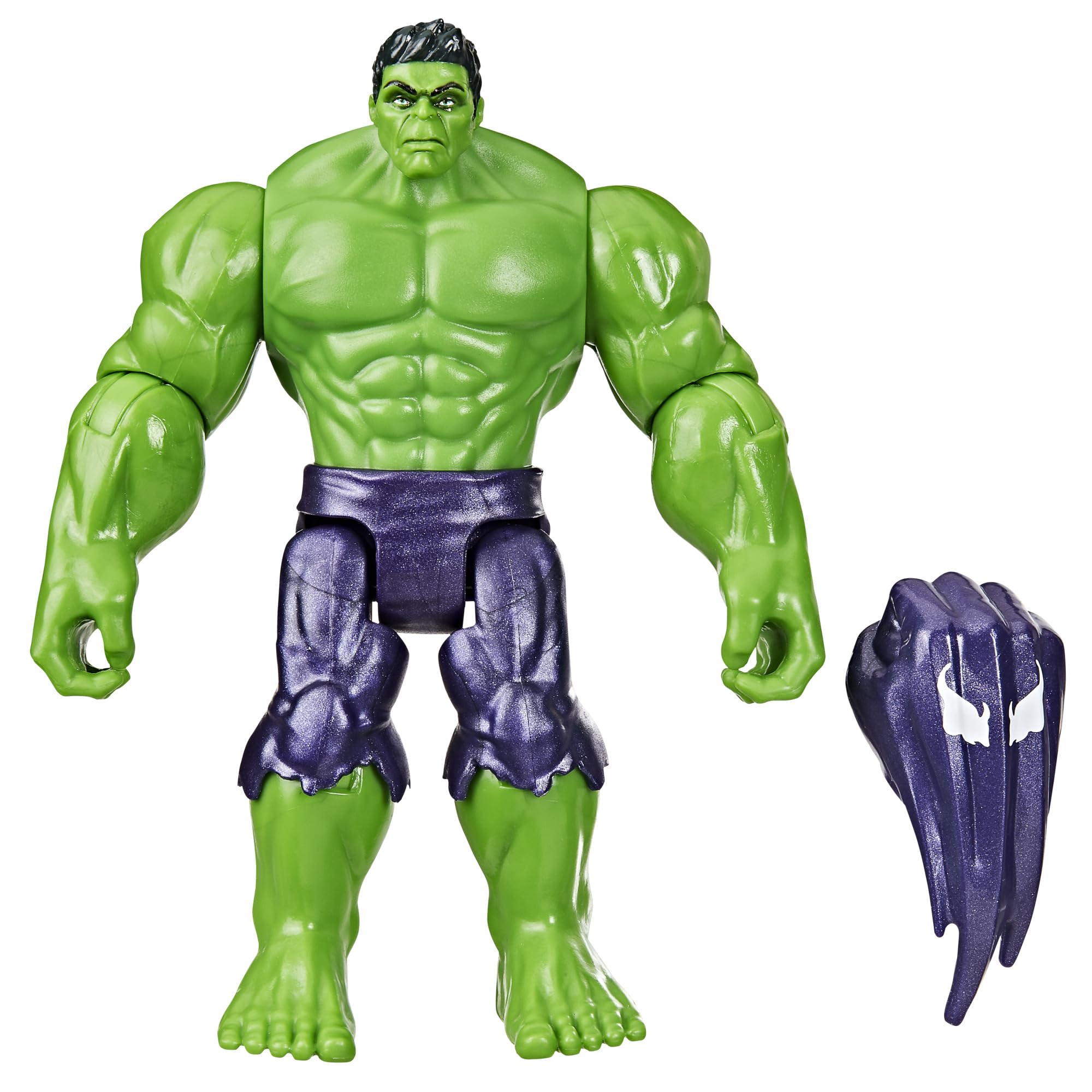 Marvel Avengers Anti-Venom Hulk Action Figure - 10 cm Poseable Toy with Venomised Fist, Ages 4+ 1