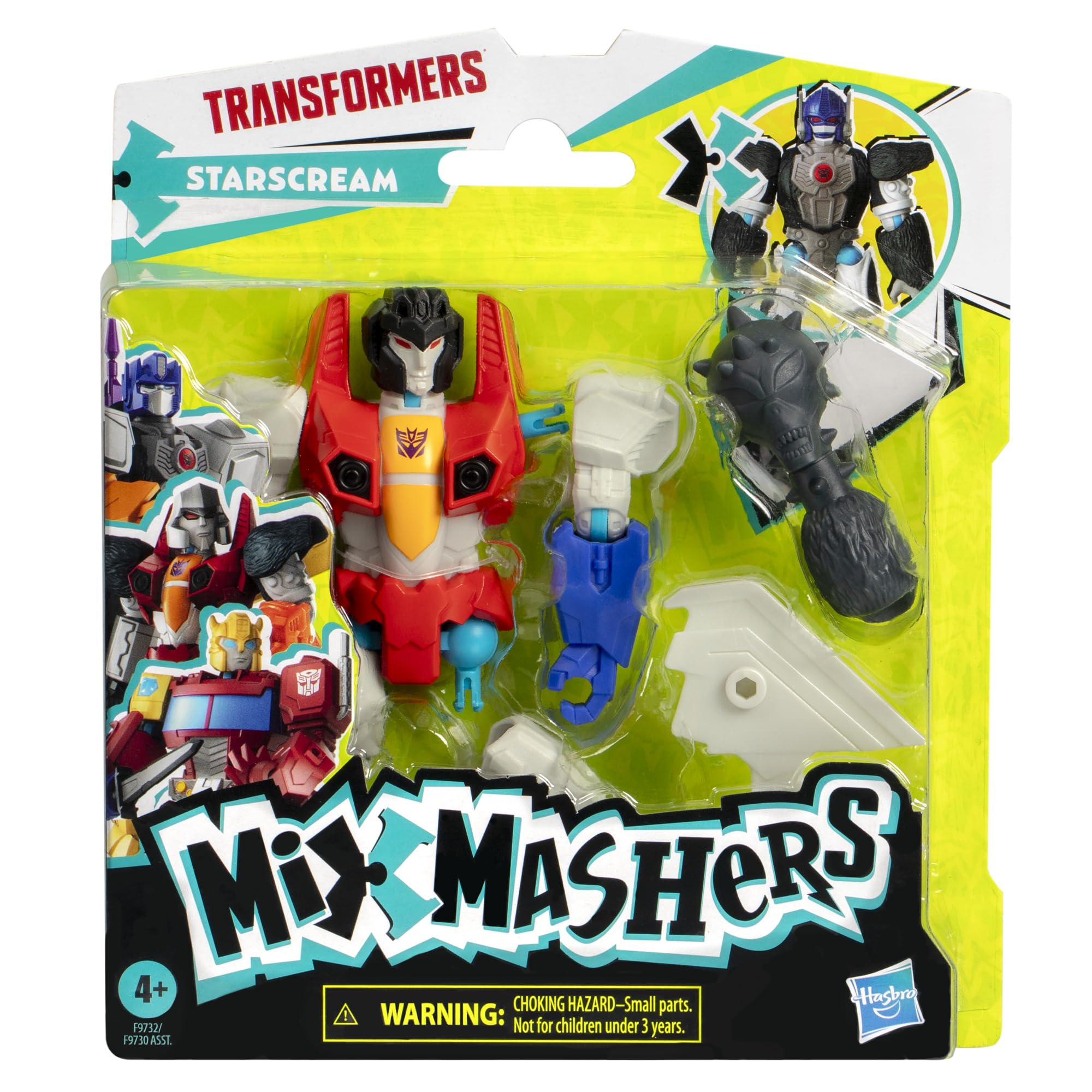Transformers MixMashers Starscream Action Figure - 5-Inch Scale, Mix & Match Play | Hasbro 2