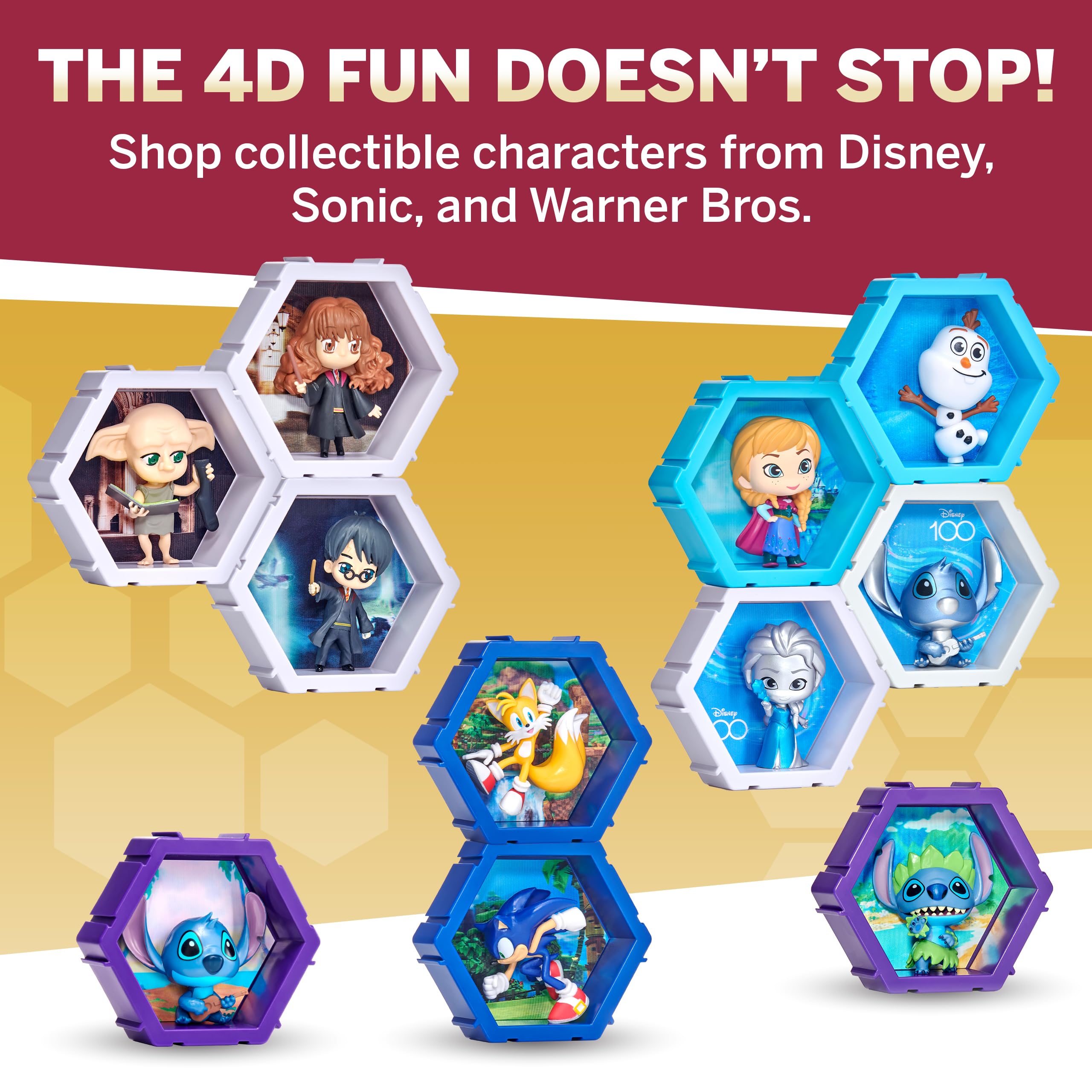 WOW! PODS 4D Harry Potter Hermione - Connectable Collectible Bobble with 4D Lenticular Display 19