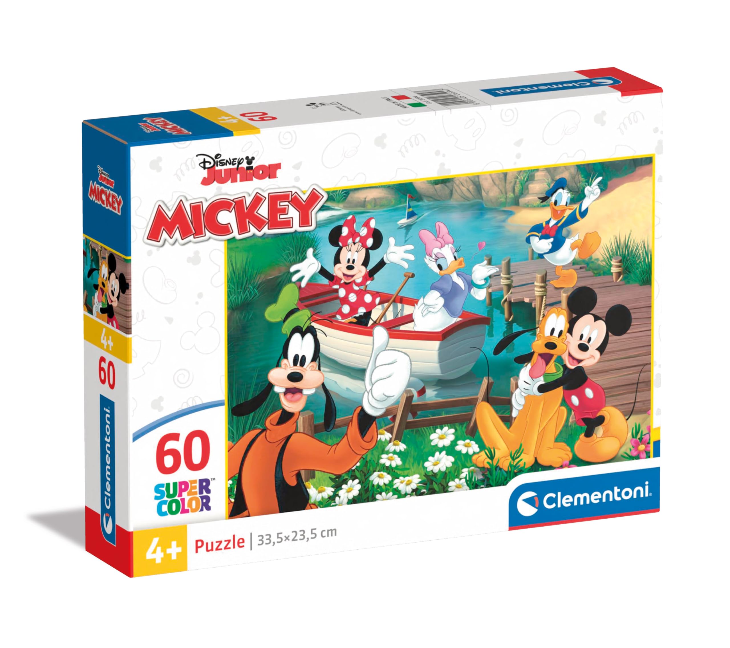 Clementoni Disney Classics 60-Piece Jigsaw Puzzle - Supercolor Puzzle for Kids 1
