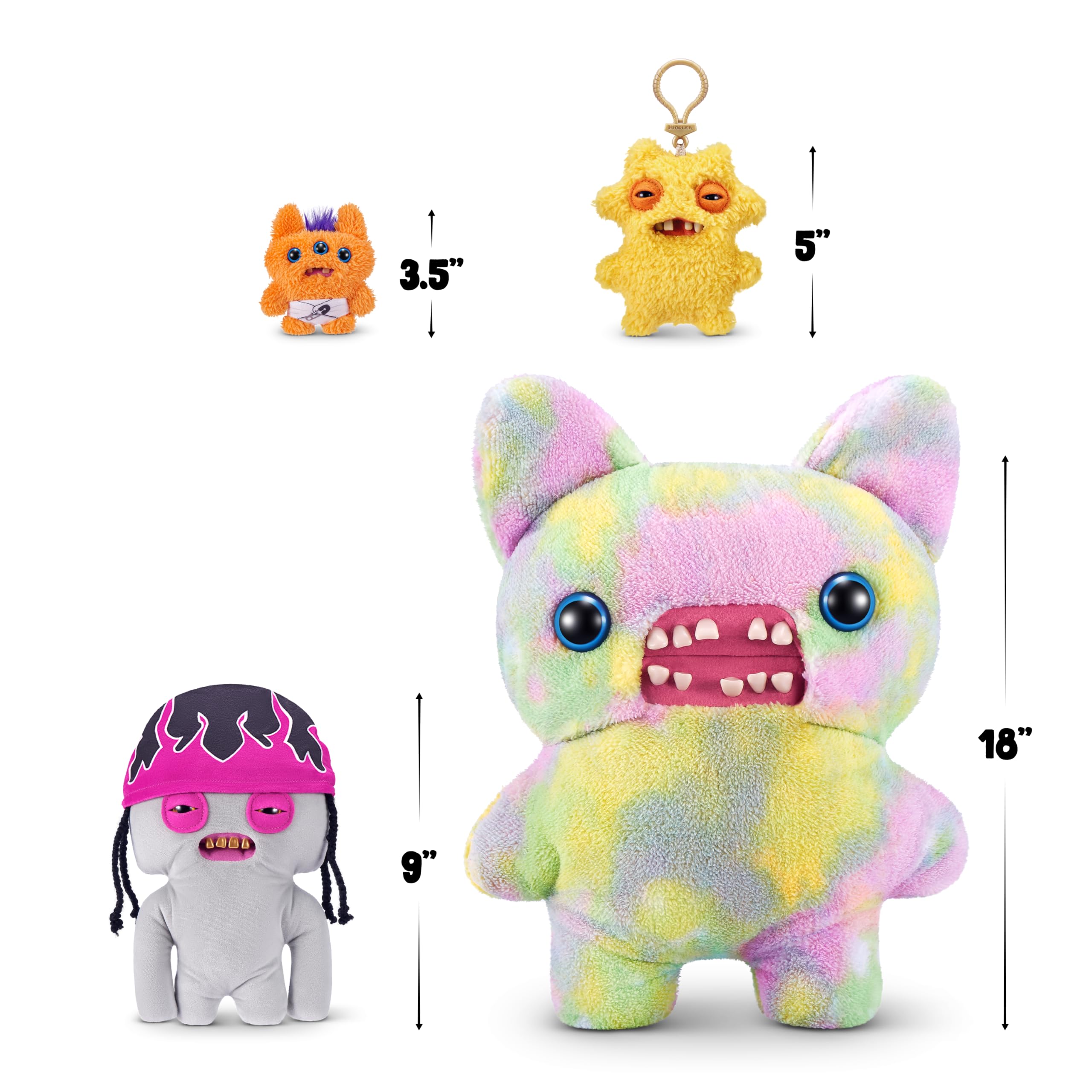 Fuggler Fugg Life Squidge 9-Inch Plush Toy with Human Teeth | Polyester | Unisex 9
