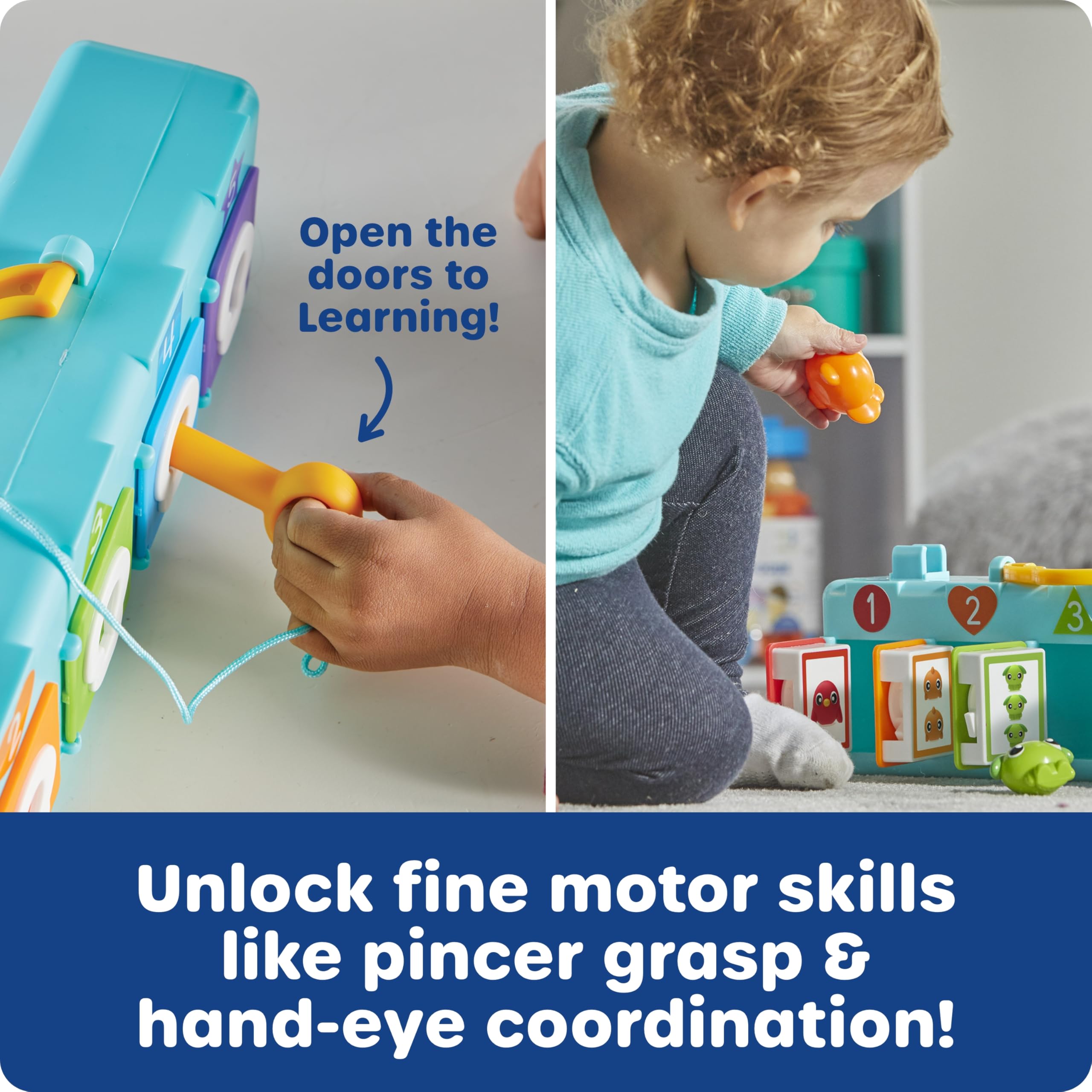 Learning Resources Lock & Key Clubhouse - Educational Fine Motor Toy for Toddlers 18 Months+ 6