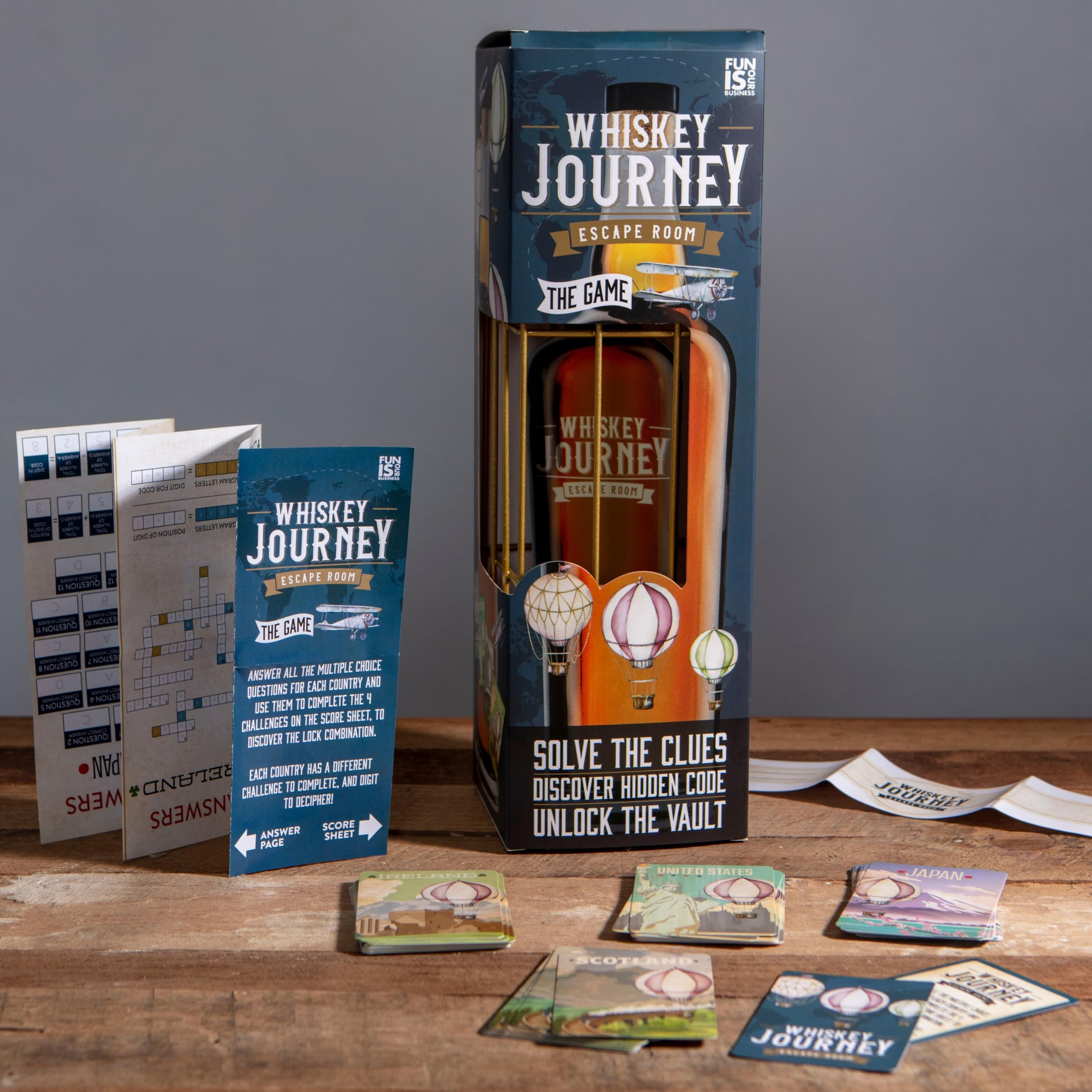 Boxer Gifts Whiskey Escape Room Game for Adults - Puzzle Challenge Gift for Whisky Lovers 13