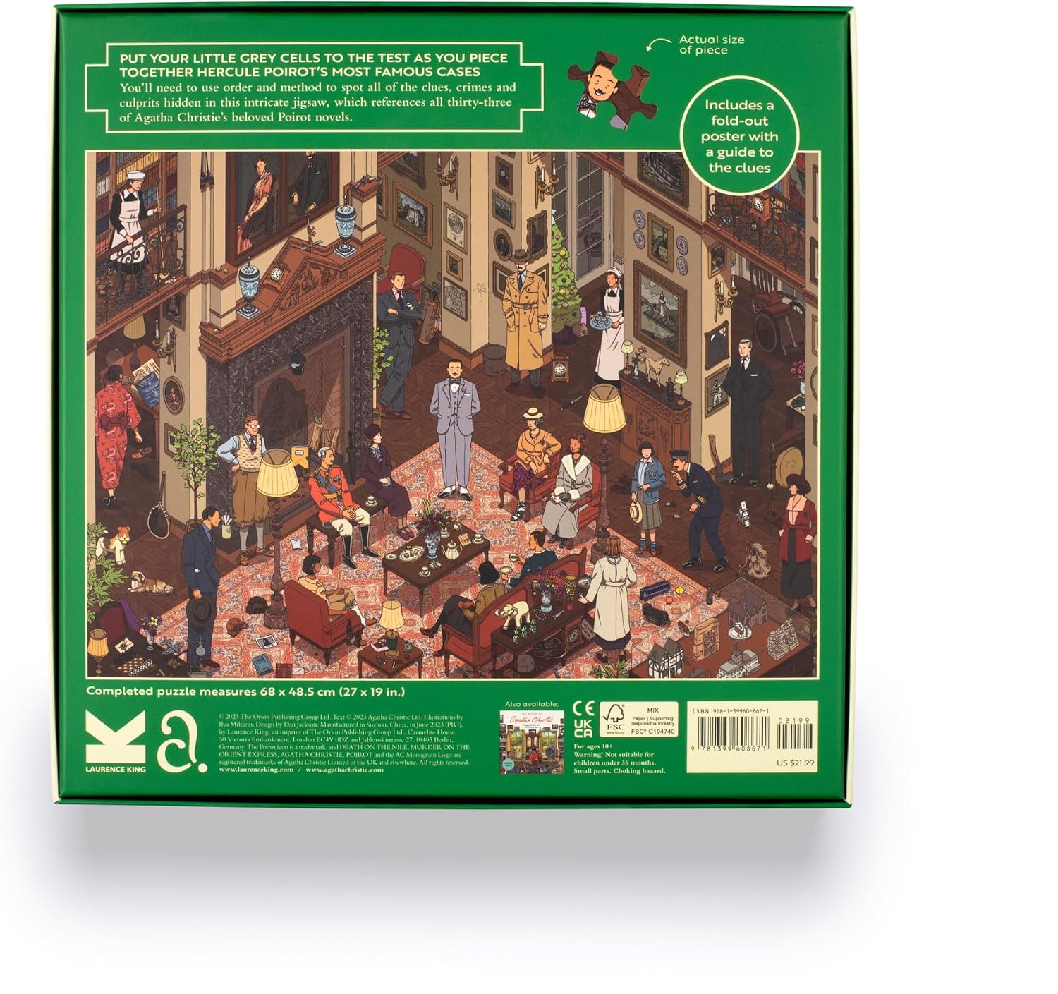 The World of Hercule Poirot: A 1000-Piece Jigsaw Puzzle 7