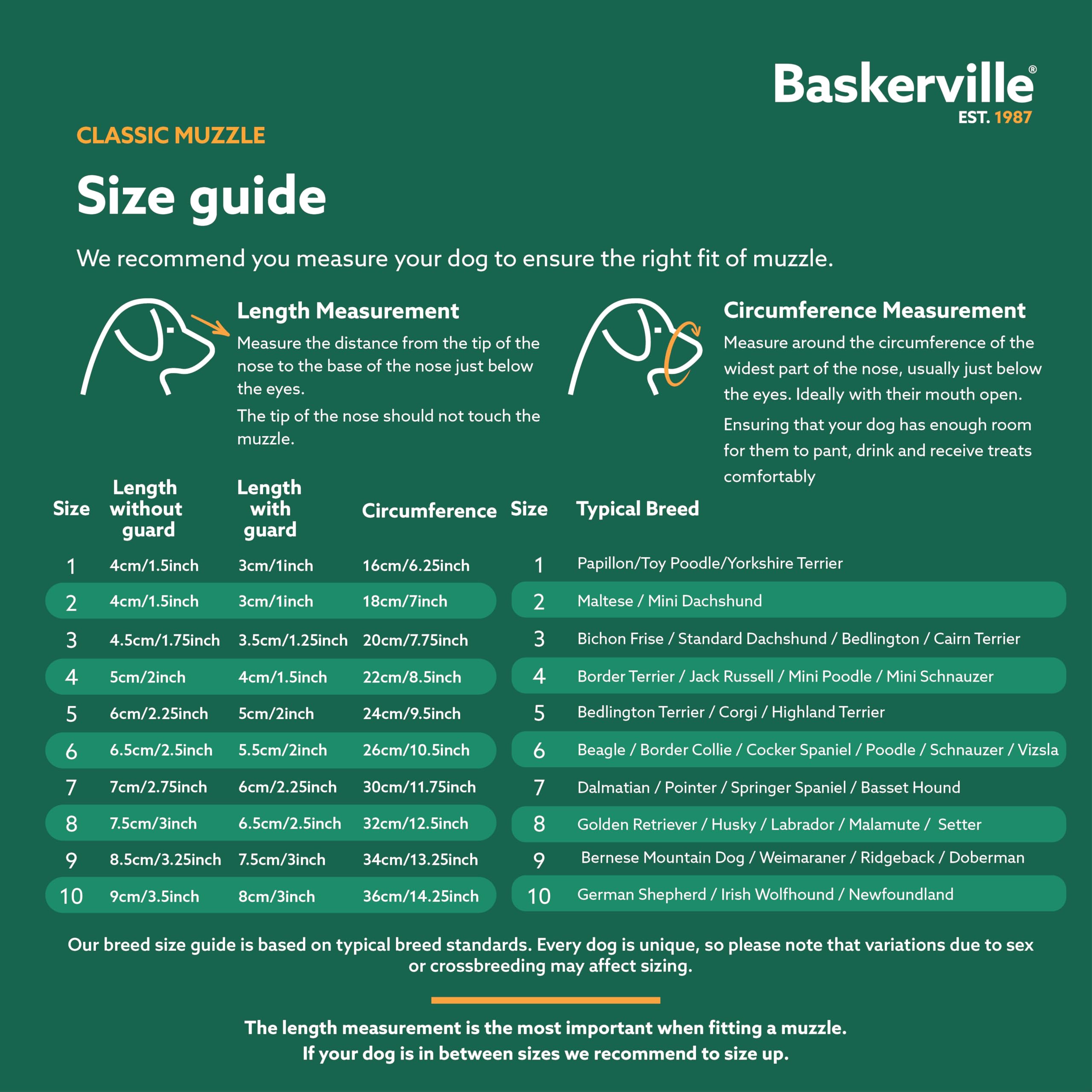 Baskerville Classic Basket Muzzle - Size 10 Brown | Prevents Biting & Scavenging | Allows Drinking & Panting 5