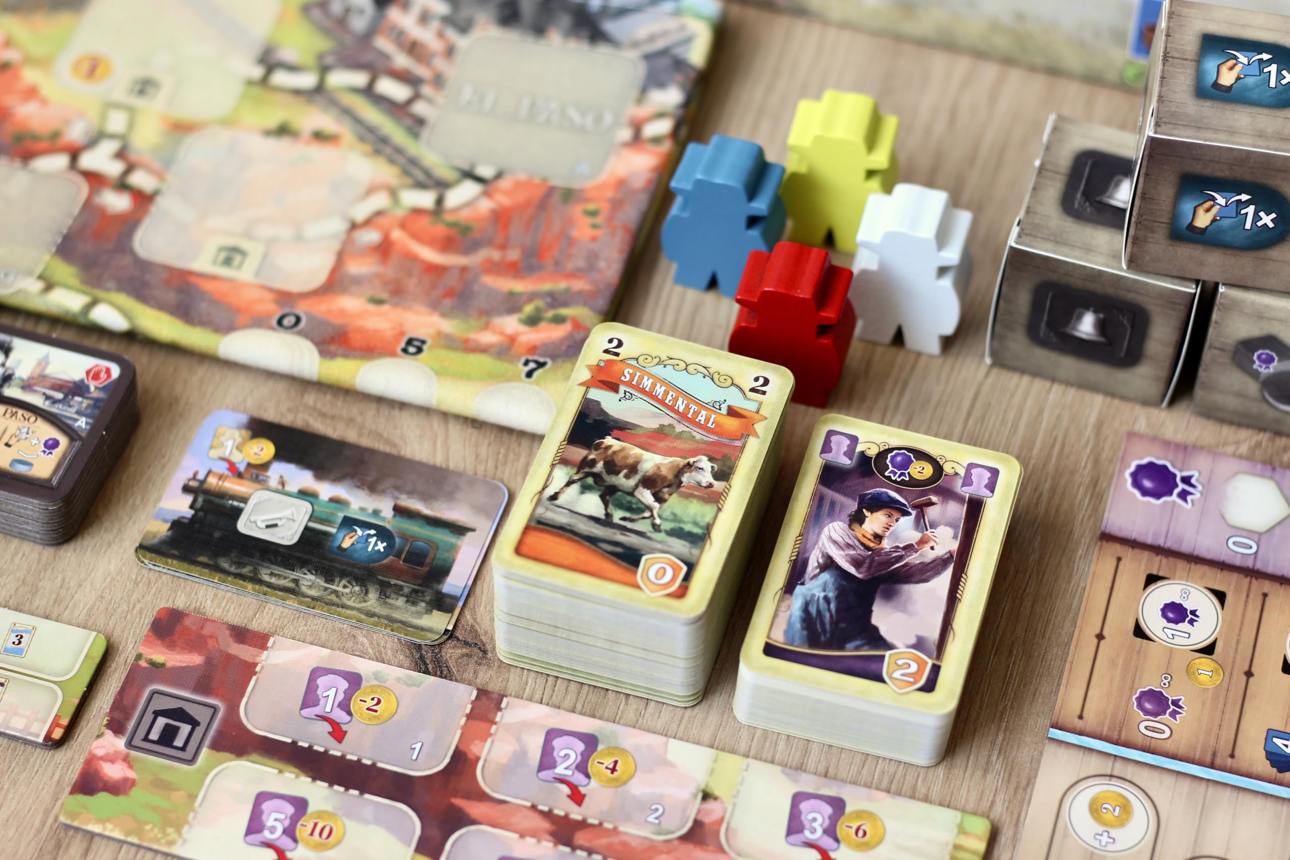 Lookout Great Western Trail: El Paso Board Game 3