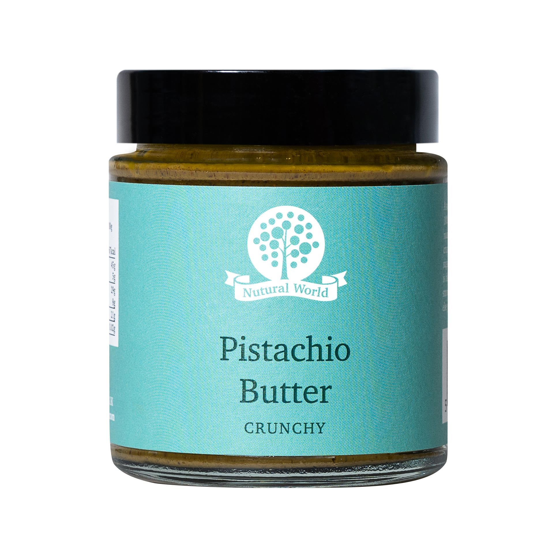 Nutural World Crunchy Pistachio Butter - 100% Pure Single Ingredient | 170g Jar