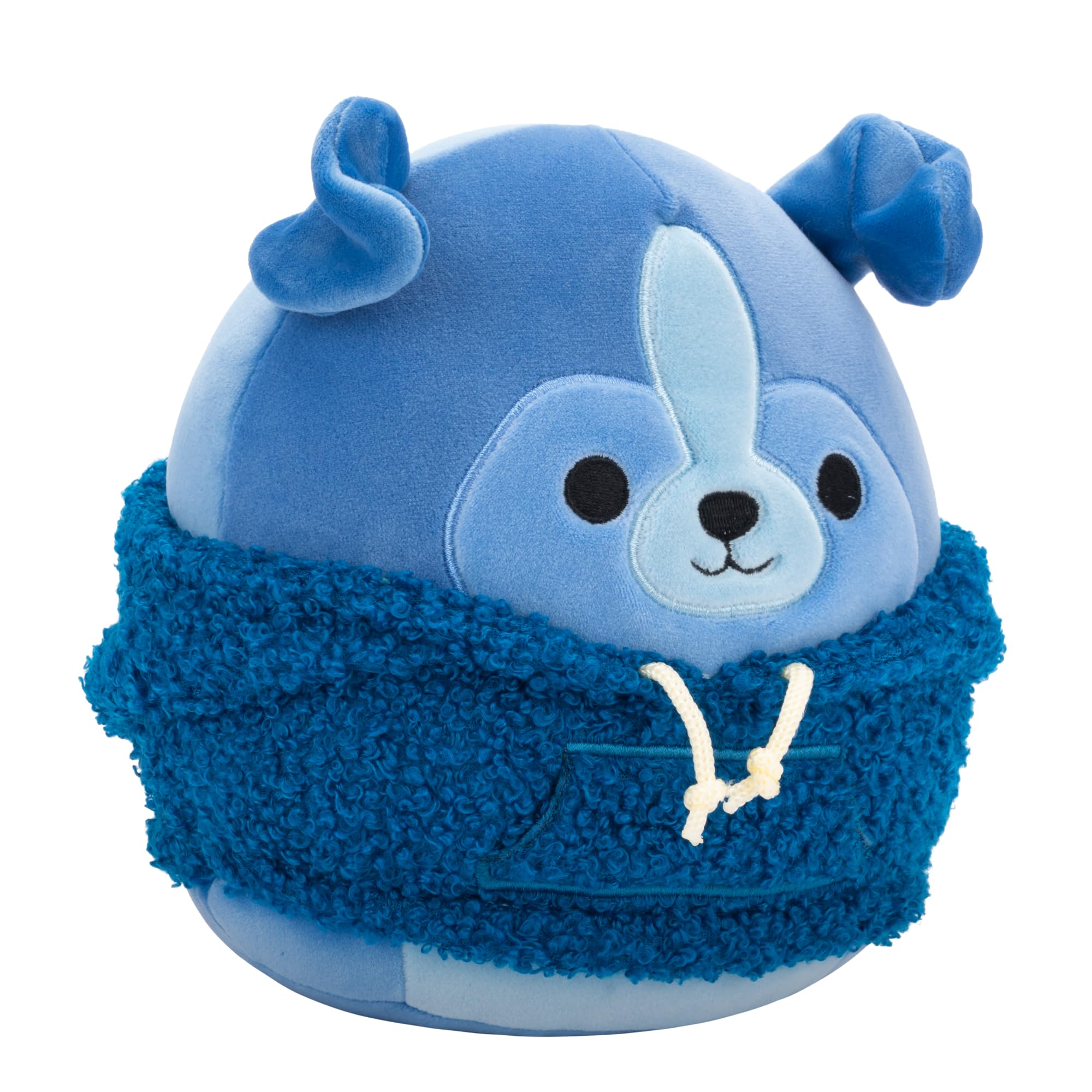 Squishmallows Botera the Navy Blue Sheltie - 7.5-Inch Plush with Wooly Hoodie 8