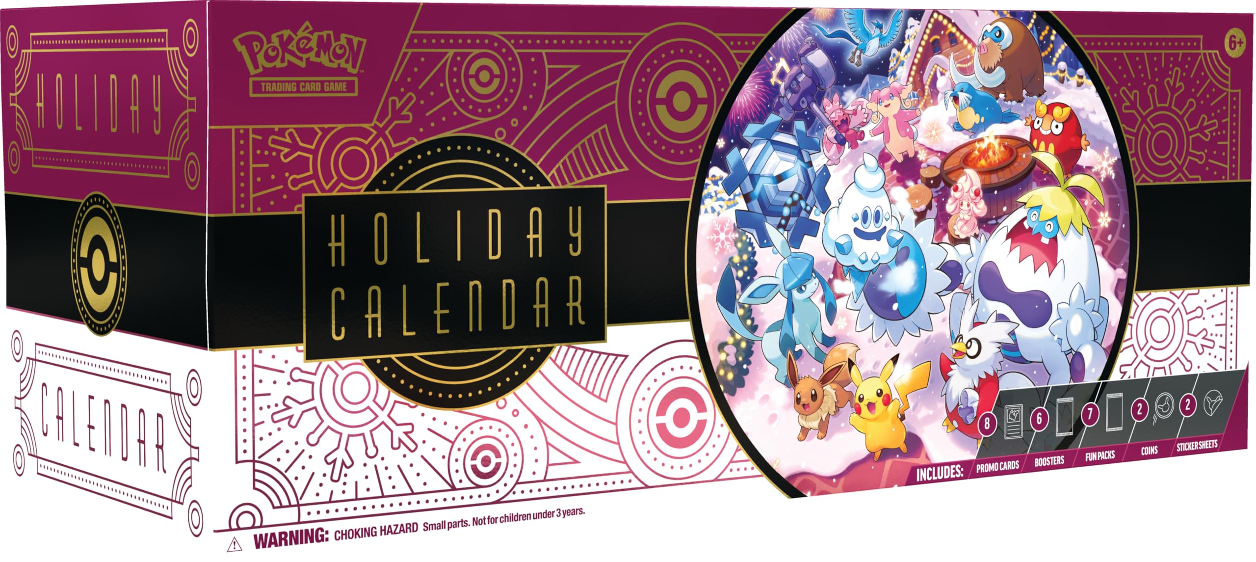 Pokémon TCG: Holiday Calendar – 8 Foil Cards, 6 Booster Packs, 7 Fun Packs & More 1
