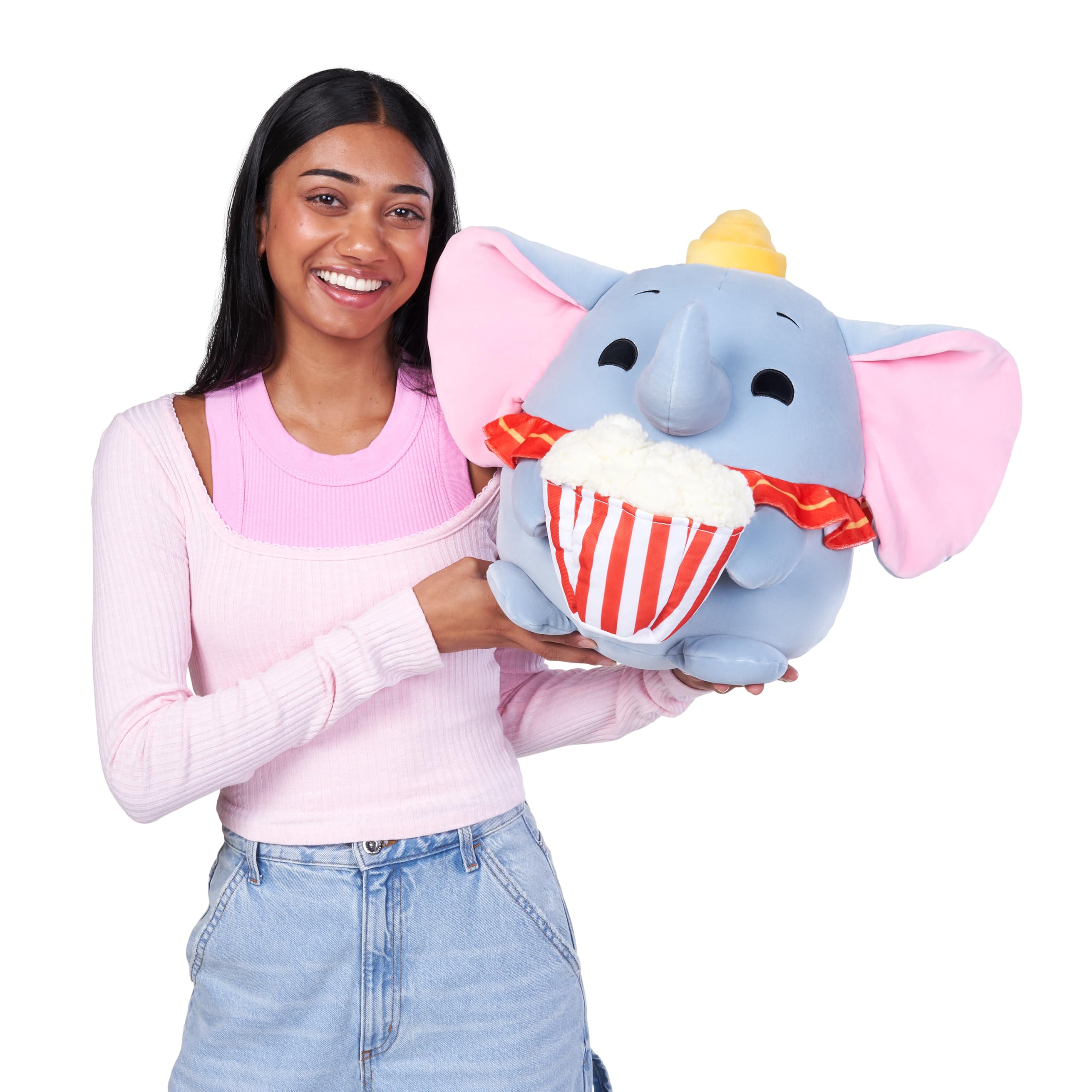 Snackles Disney Dumbo 14-inch Plush with Snack Accessory - Super-Soft Huggable Stuffed Animal 12