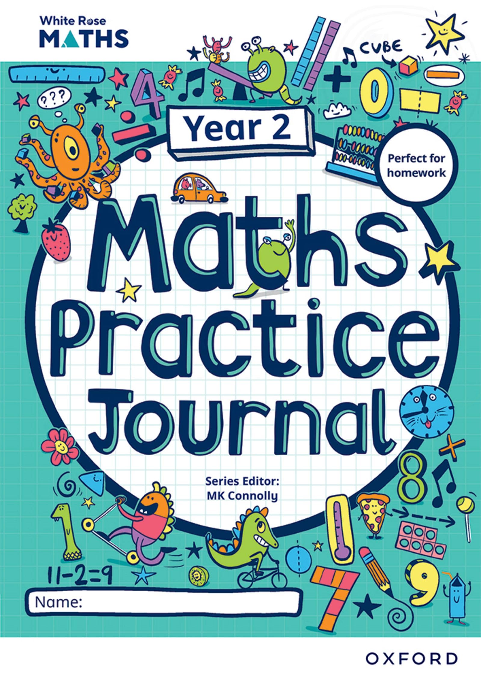 White Rose Maths Practice Journals Year 2 Workbook: Single Copy | Paperback | Connolly, Mary-Kate