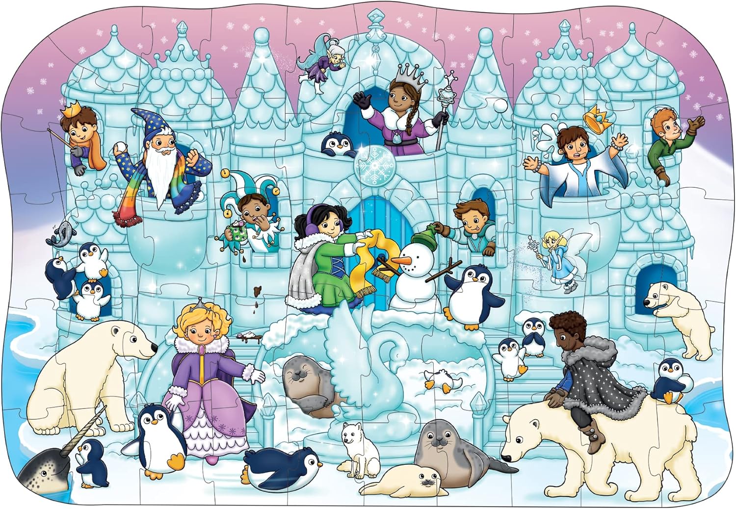 Orchard Toys Ice Palace Jigsaw Puzzle - 50-Piece Educational Puzzle for Ages 4-7 4