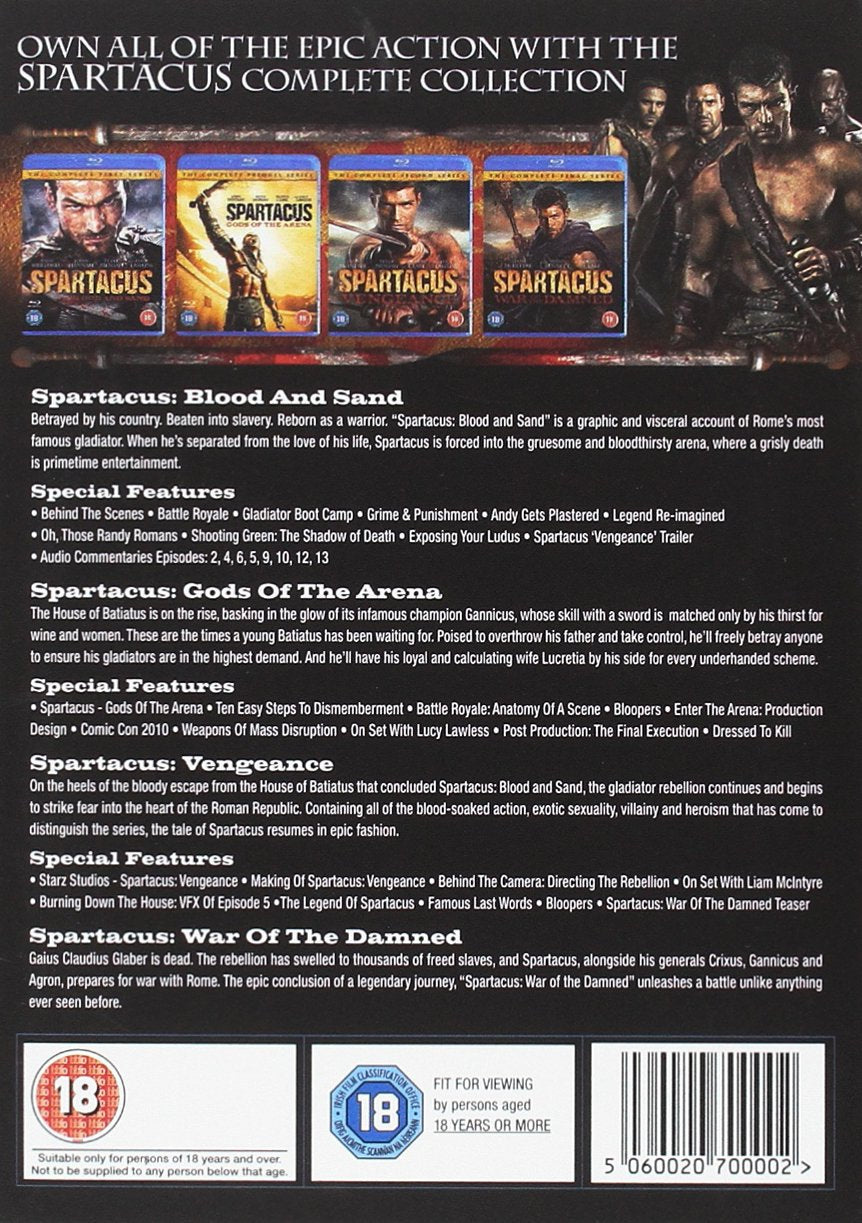 Spartacus: The Complete Series - DVD Slim Edition 2