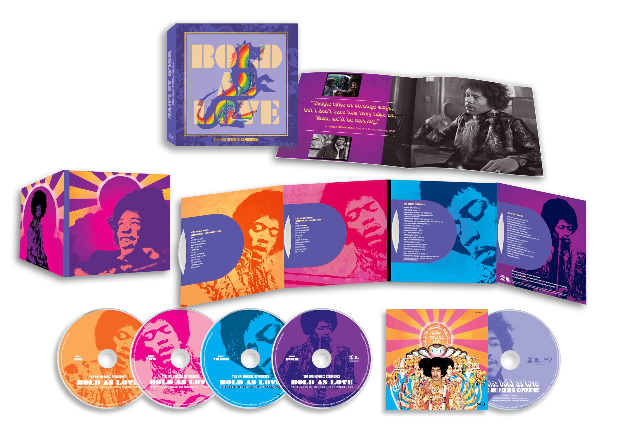 Axis: Bold As Love - Deluxe 4CD + Blu-ray Box Set