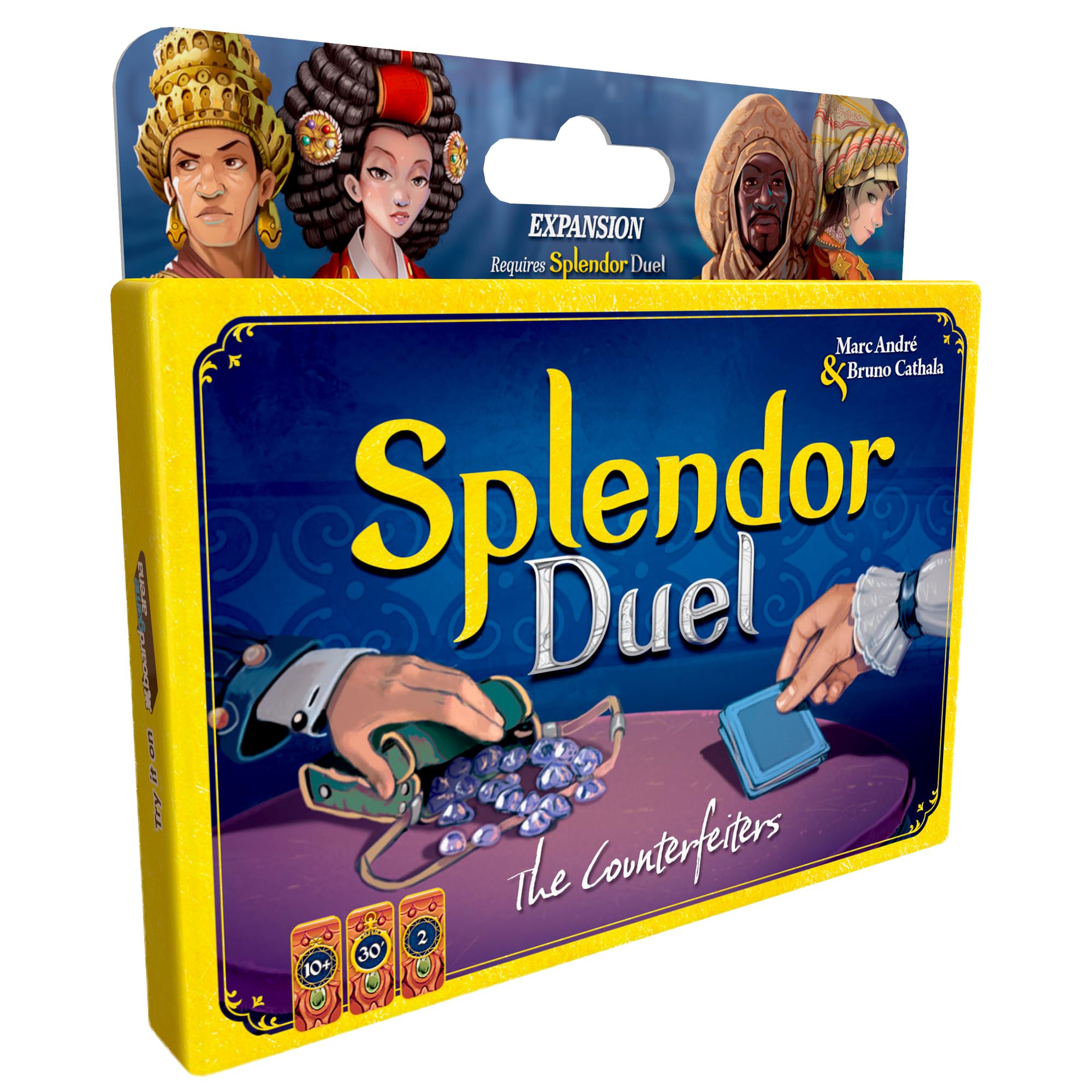 Asmodee Splendor Duel: The Counterfeiters Expansion - 2 Player Strategy Board Game Expansion