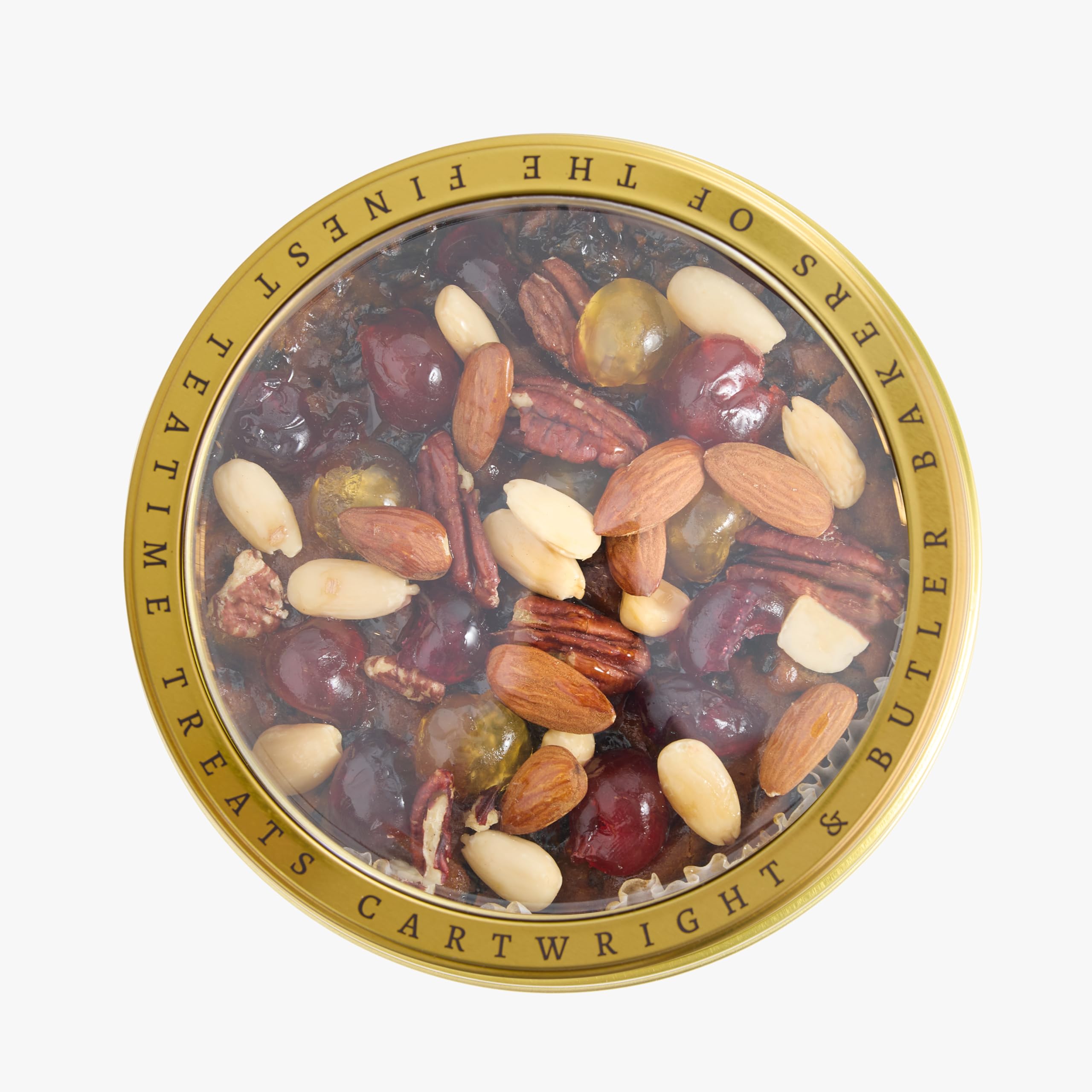 Cartwright & Butler - Decorated Jewel Fruit Cake in Round Tin