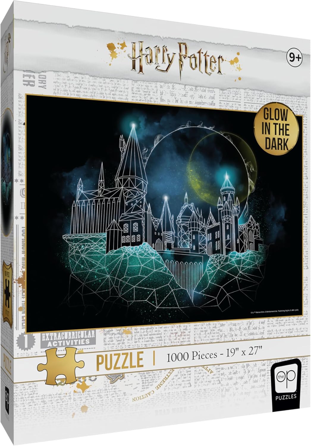 USAopoly Harry Potter Magic of Hogwarts Glow 1000-Piece Puzzle - Glow-in-the-Dark 1