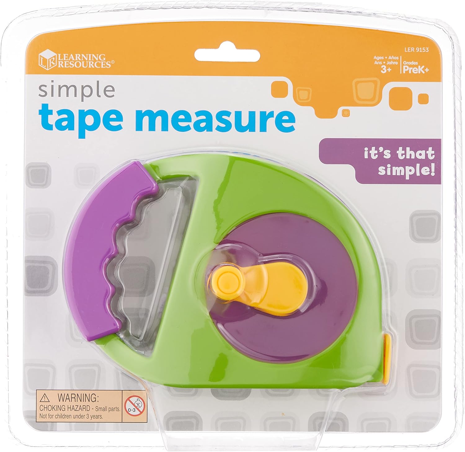 Learning Resources Measure It Tape Measure - Educational Toy for Ages 3+ 1