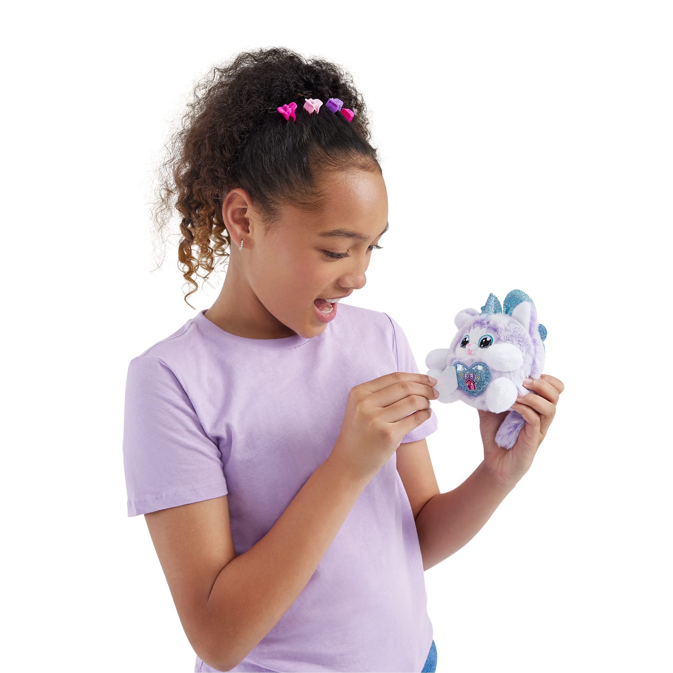 Rainbocorns Puppycorn Bow Surprise - Zedd the Dalmatian Collectible Plush with 5 Layers of Surprises, Slime, Stickers & Boo-Boocorn - Ages 3+ 13