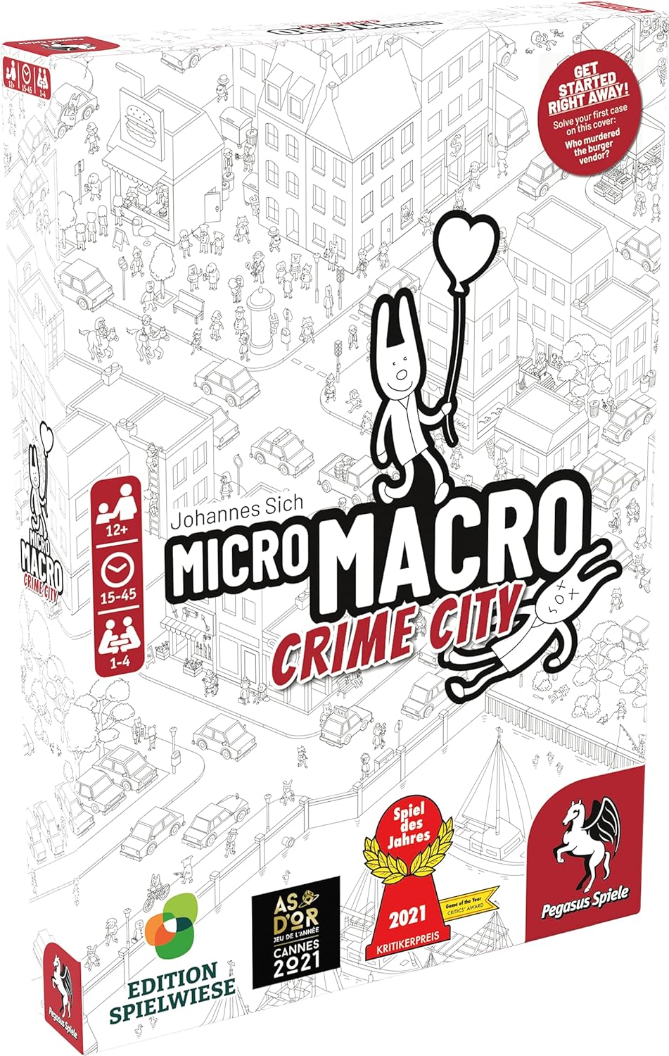 Pegasus Press MicroMacro: Crime City Board Game 1