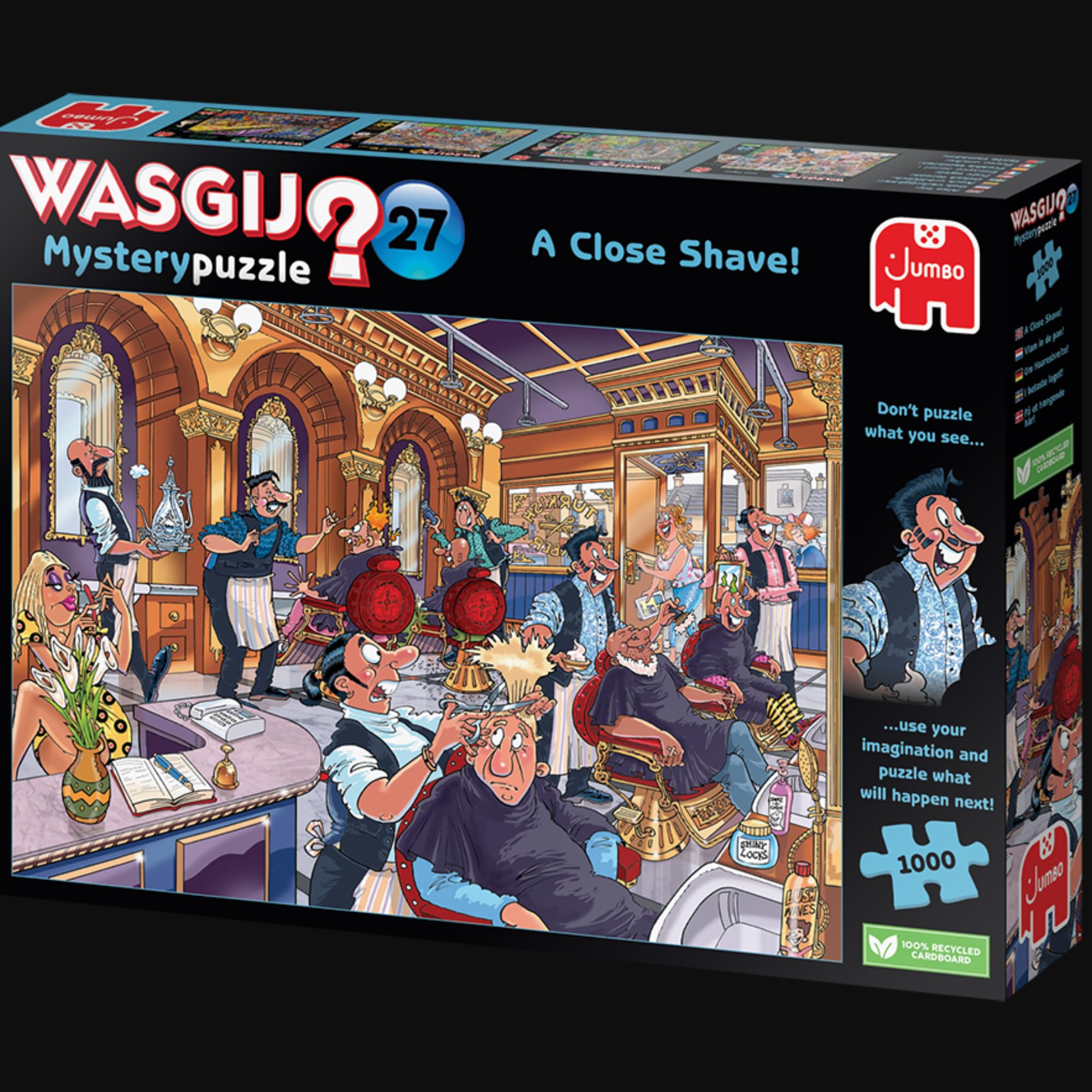 Jumbo Wasgij Mystery 27 - A Close Shave 1000 Piece Jigsaw Puzzle 6