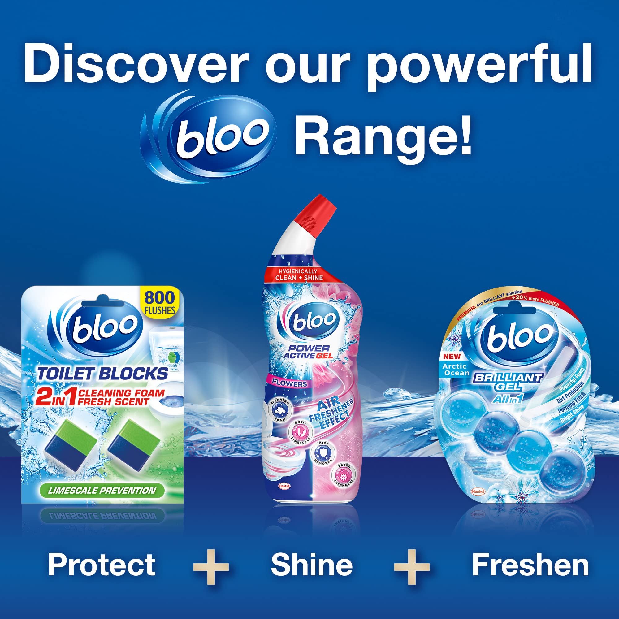 Bloo Toilet Cistern Blocks - Limescale Prevention & Freshness | Pack of 14 7