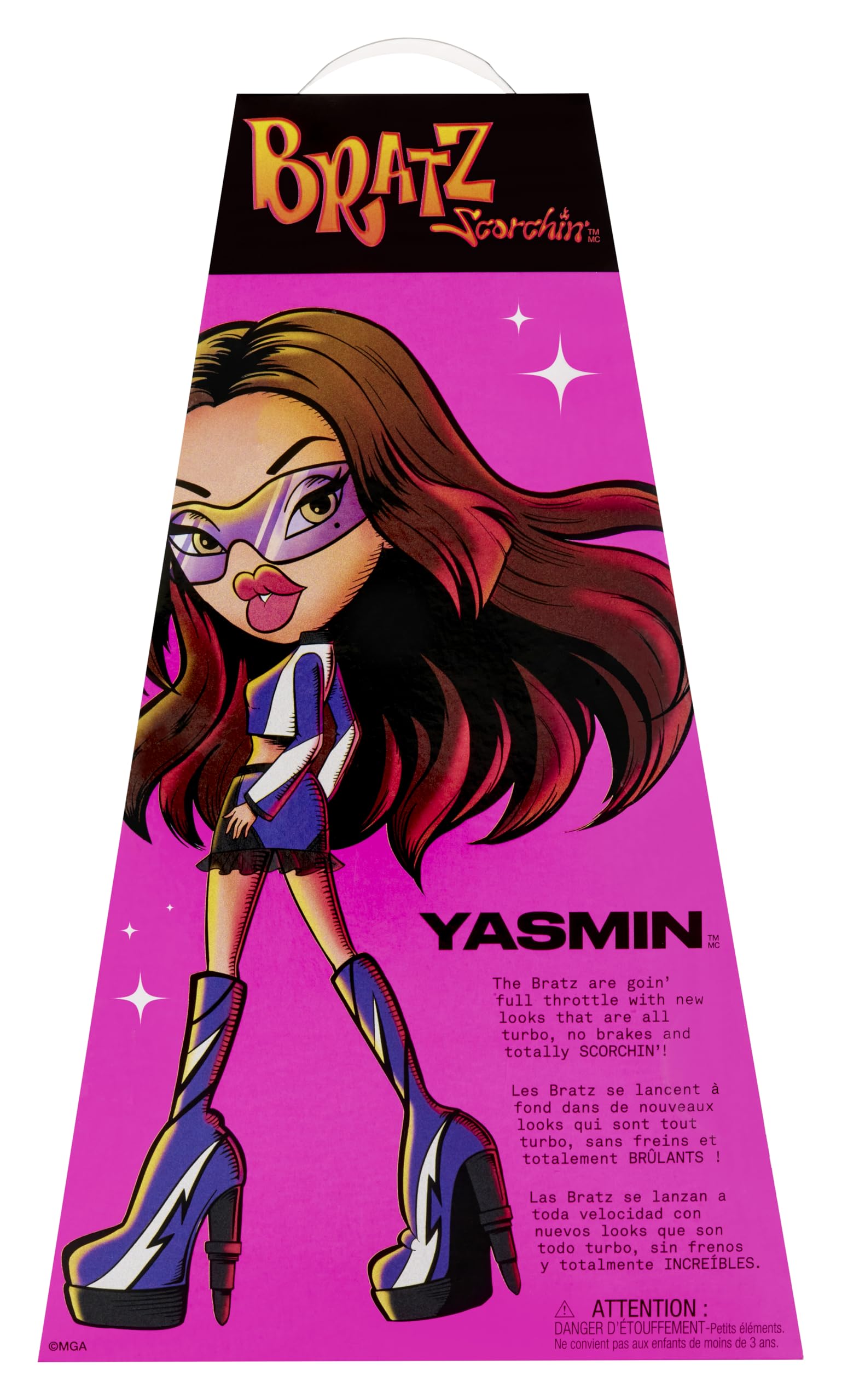 Bratz Scorchin' Yasmin - Fashion Doll with Moto-Inspired Outfit & Accessories, Ages 3+ 8