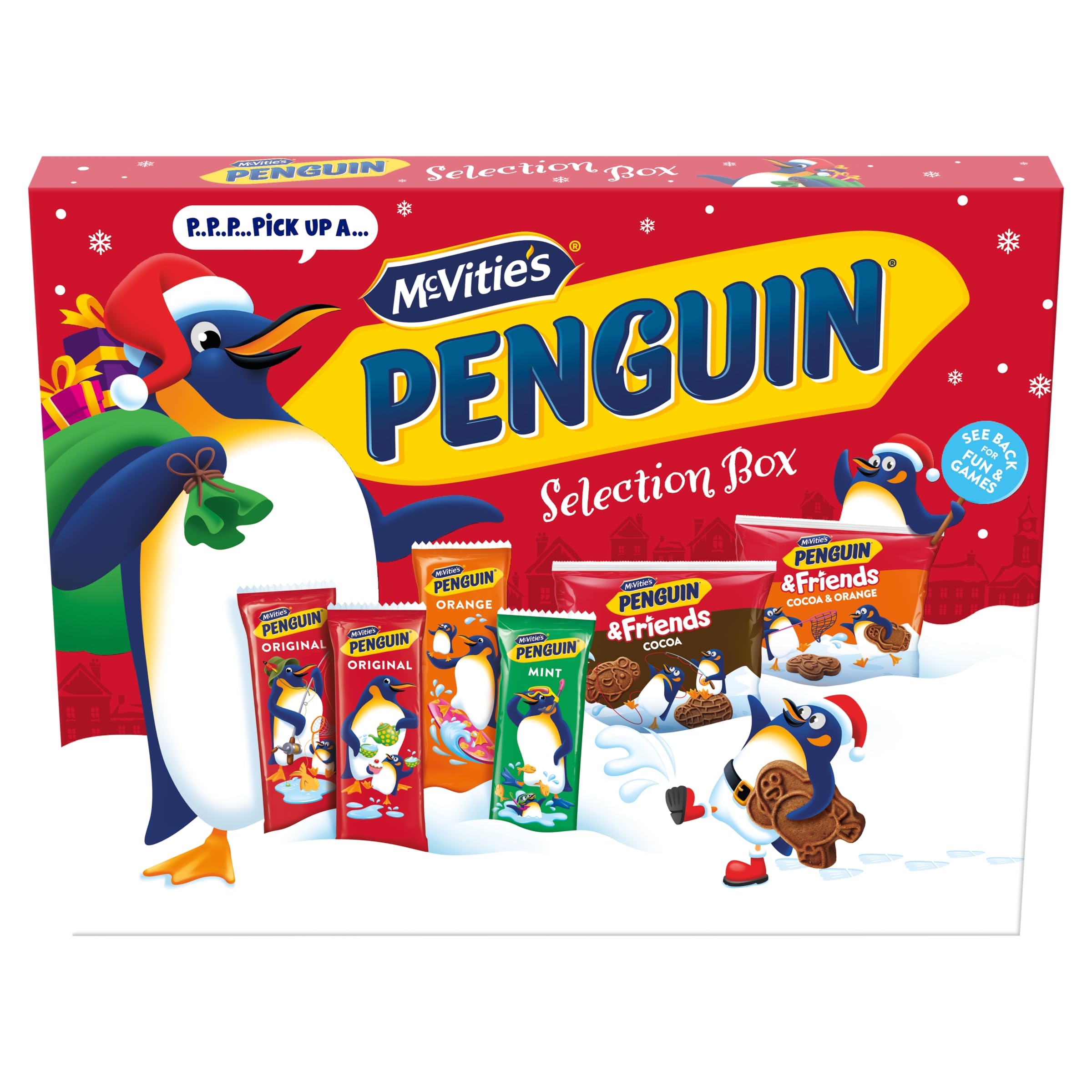 McVitie's Penguin Chocolate Biscuit Bars Selection Box - 5 Varieties | 138g 5