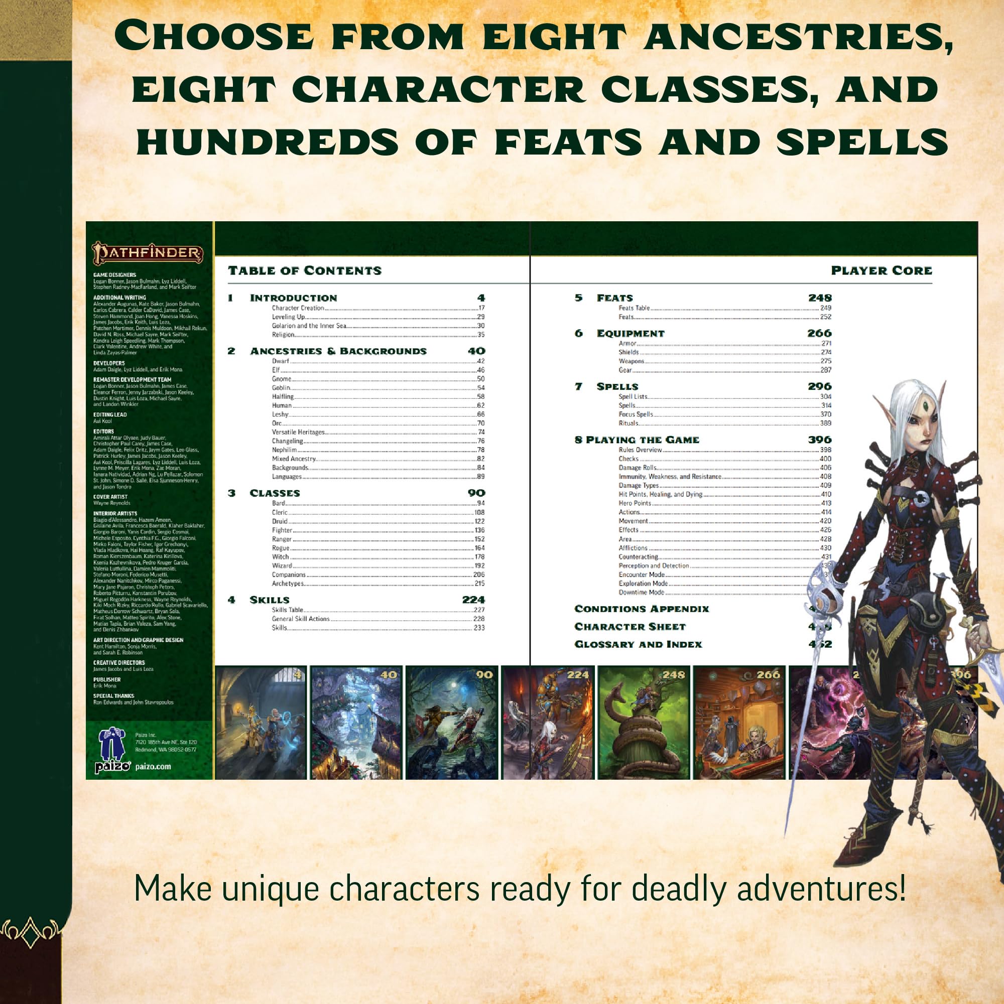 Paizo Pathfinder Player Core (P2) Rulebook | Second Edition | English 5
