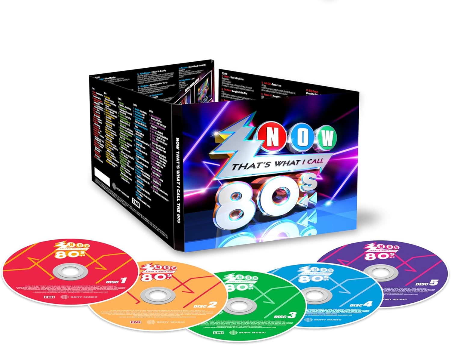 NOW That's What I Call The 80s - 5CD 100 Track Pop and Rock Collection