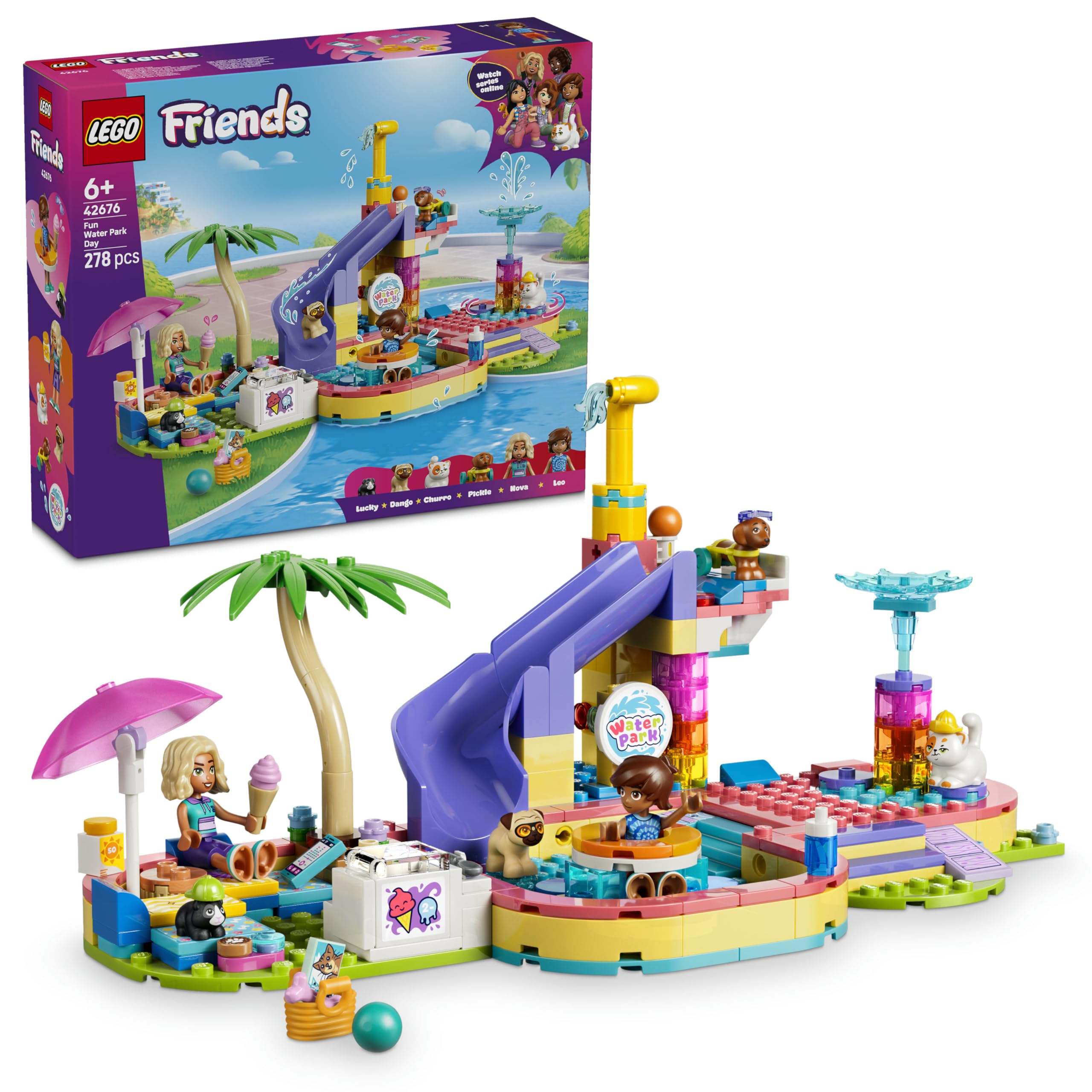 LEGO Friends Fun Water Park Day Building Set | Model 42676 | Ages 6+ 1