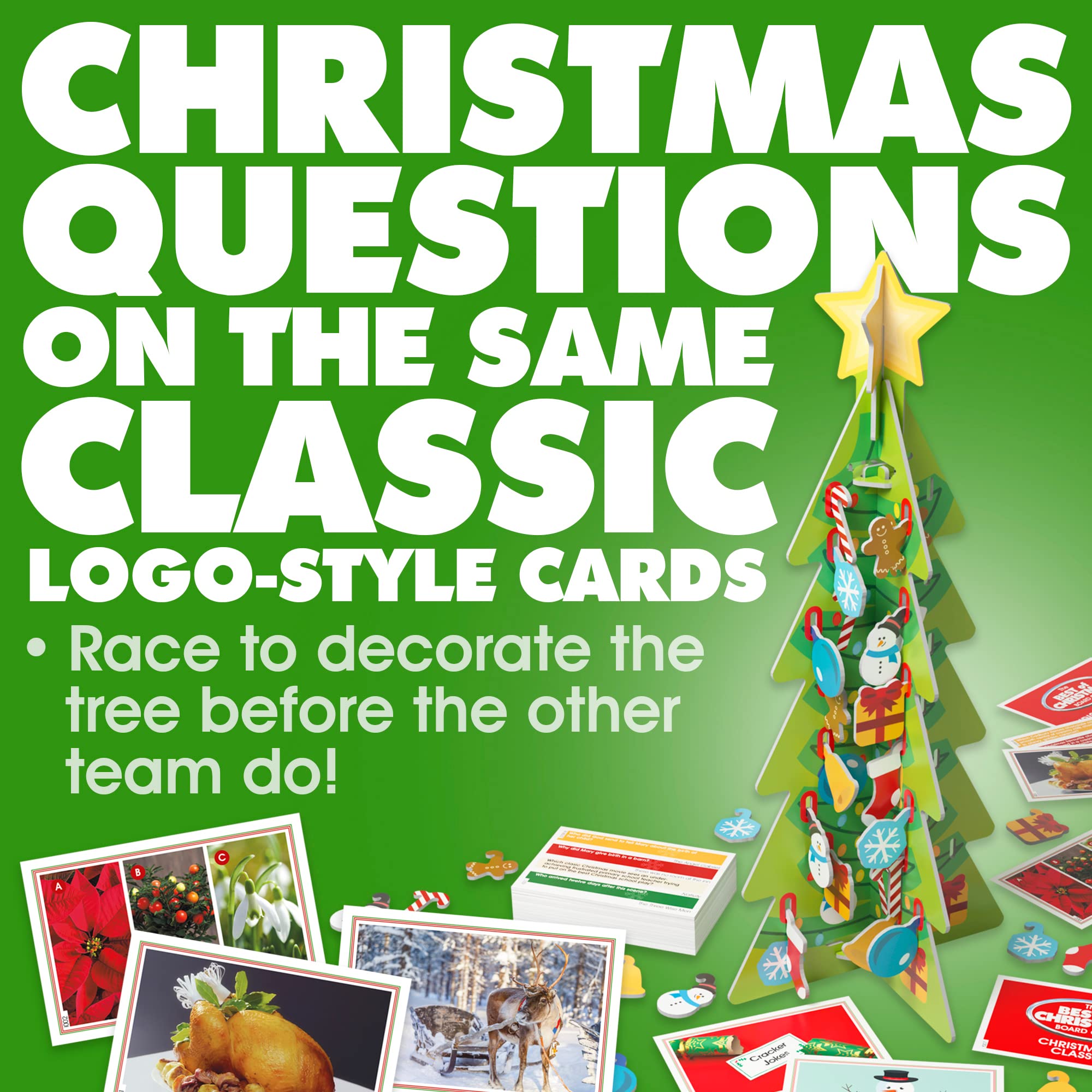 Drumond Park The Best of Christmas Family Board Game - Cracking Christmas Trivia Game for Adults and Kids 7