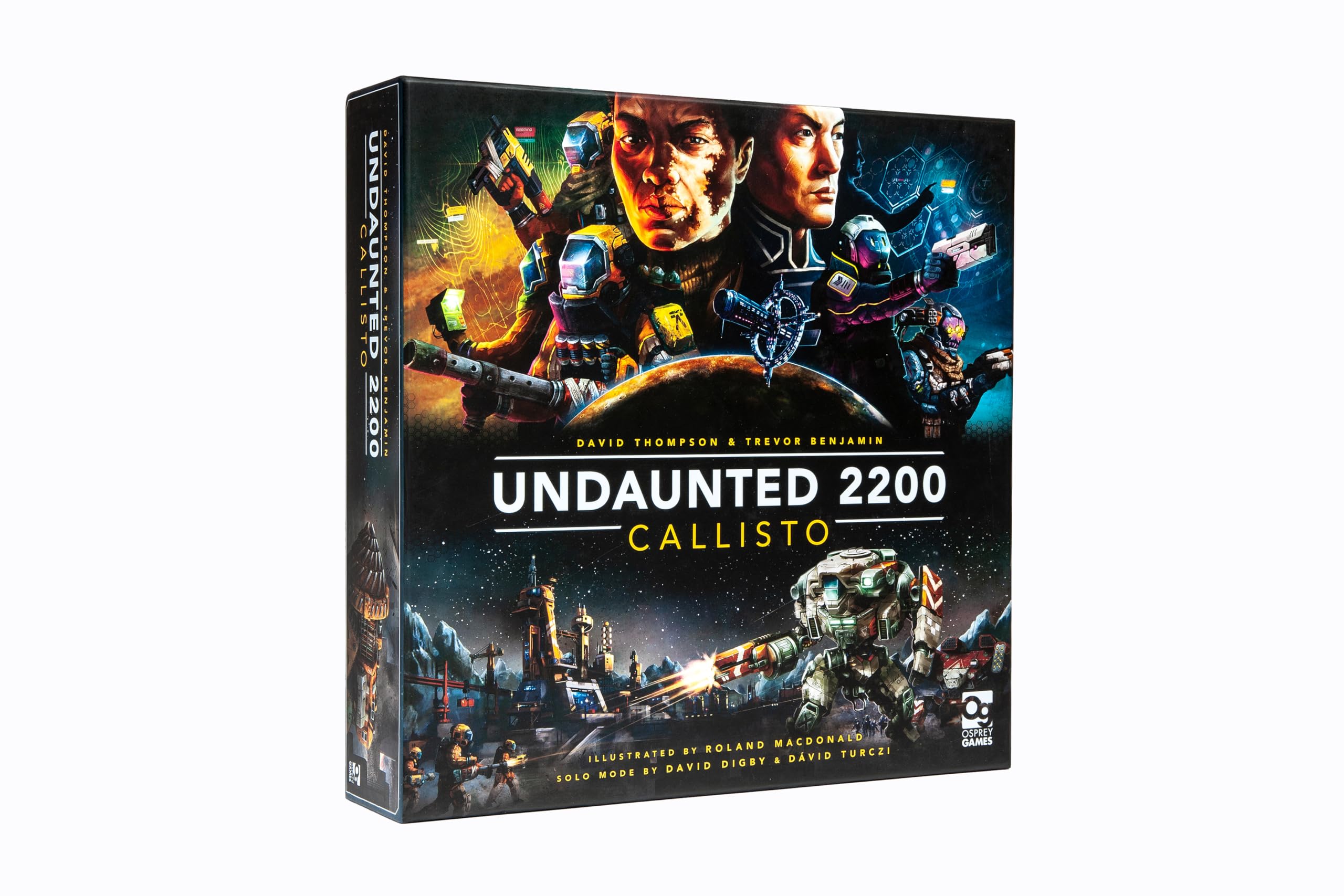 Undaunted 2200: Callisto Board Game - Sci-Fi Strategy, 1-4 Players, 45-60 Min Playtime
