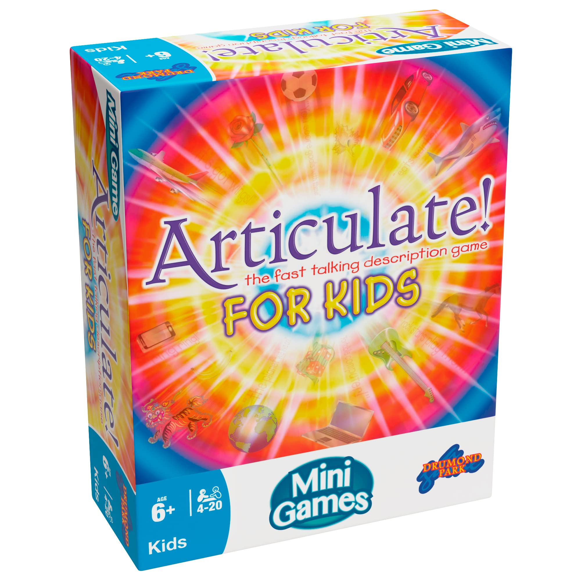 Drumond Park Articulate for Kids Mini Board Game - Compact Travel Version of the Fast Talking Description Game 1