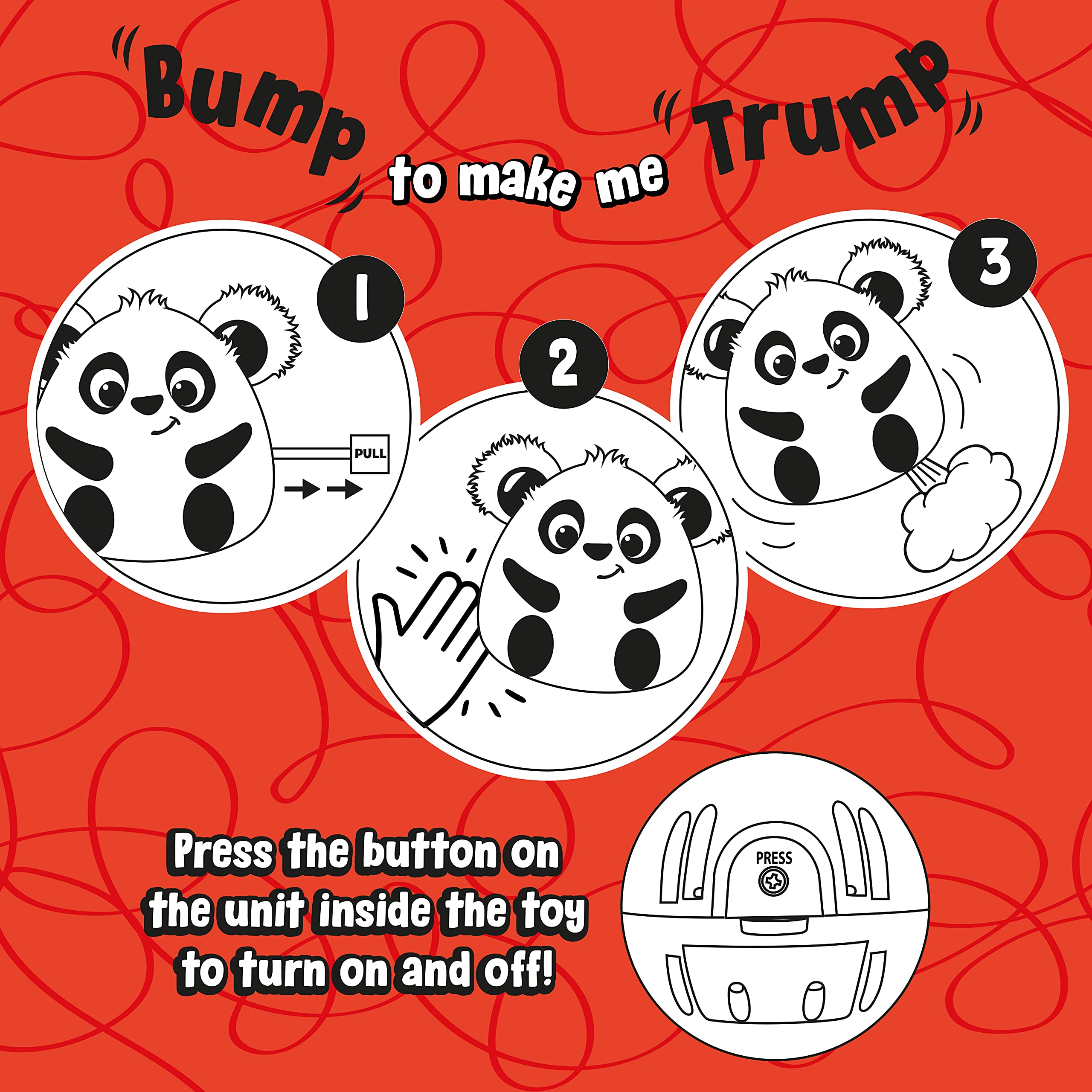 Windy Bums Monkey - Farting Plush Toy with Jiggling Movement, 6 Months+ 15