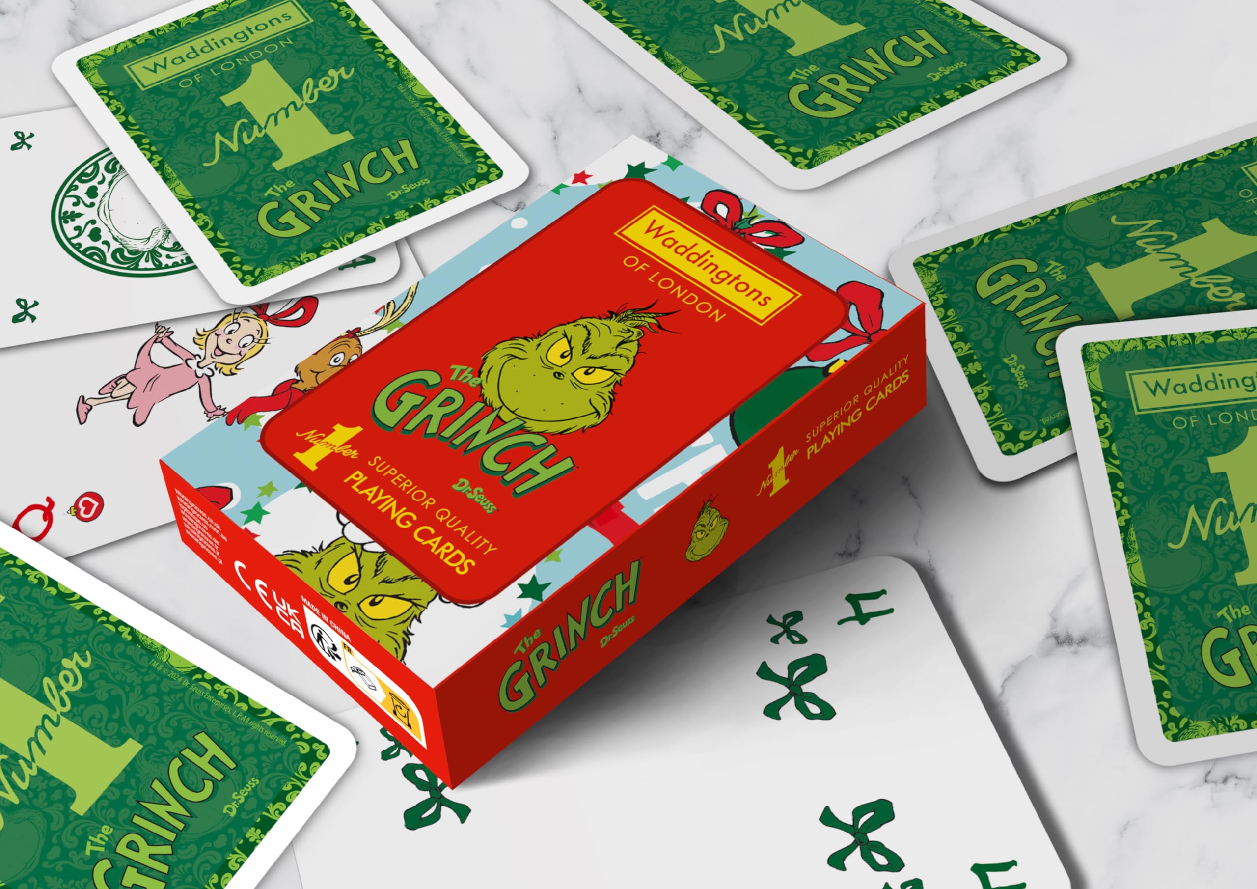Waddingtons Number One The Grinch Playing Cards – Festive Holiday Card Game Deck 7