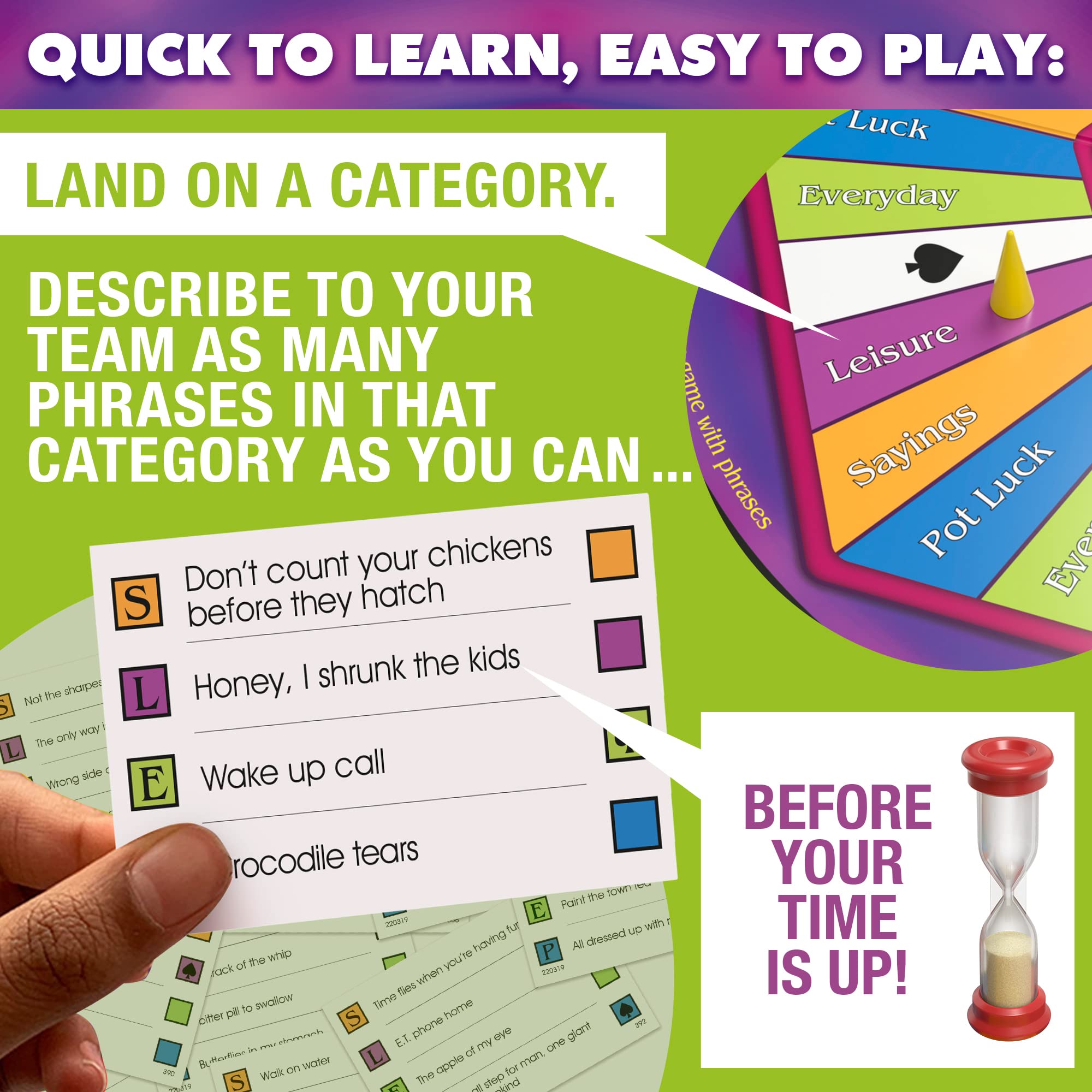 Drumond Park Articulate Phrases Family Board Game - Fast Talking Description Game for Adults & Teens 4