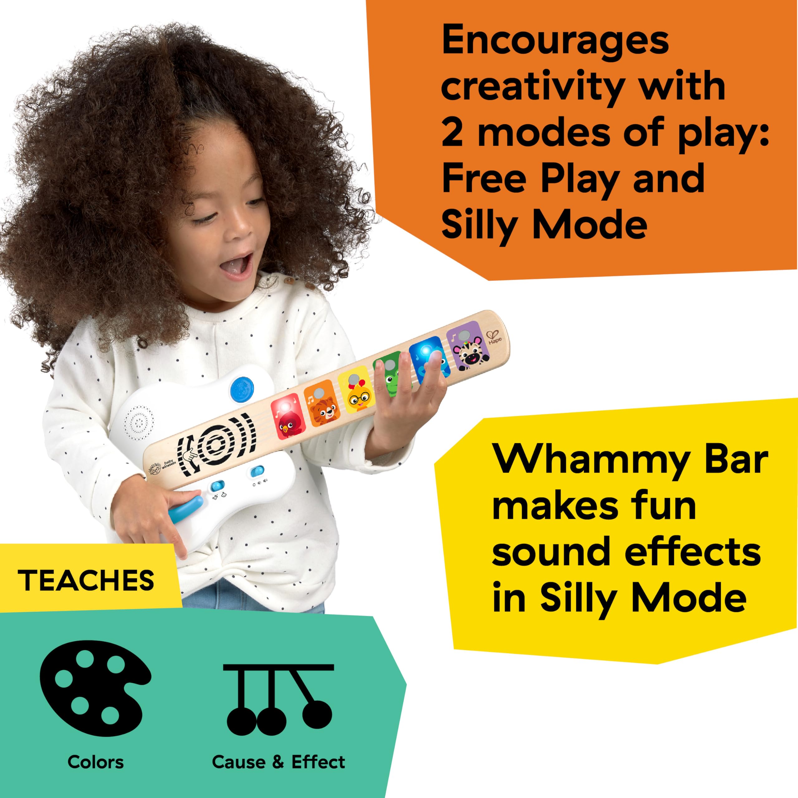 Baby Einstein Strum Along Songs Magic Touch Wooden Guitar - 12 Months+ 7