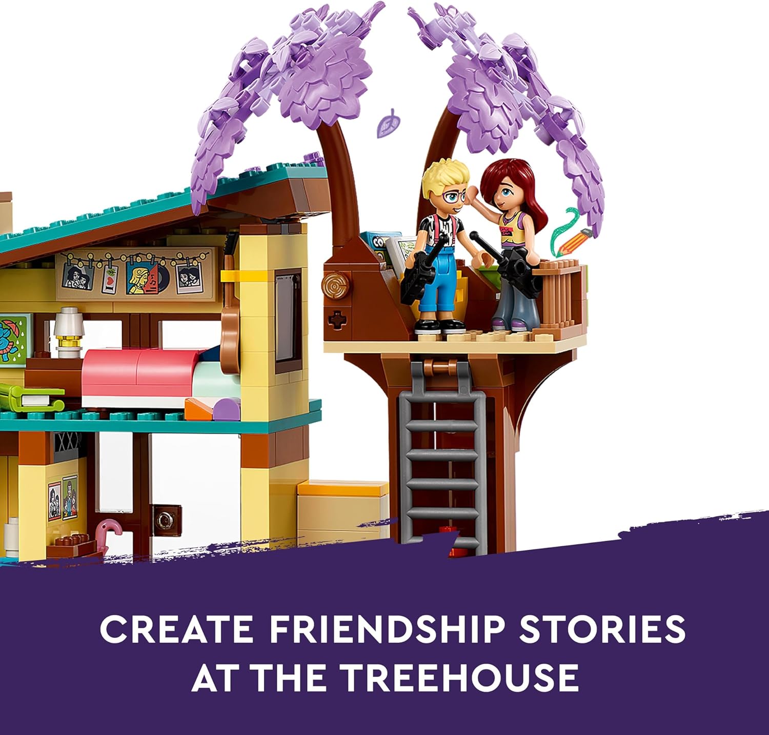 LEGO Friends Olly and Paisley's Family Houses Building Set 2