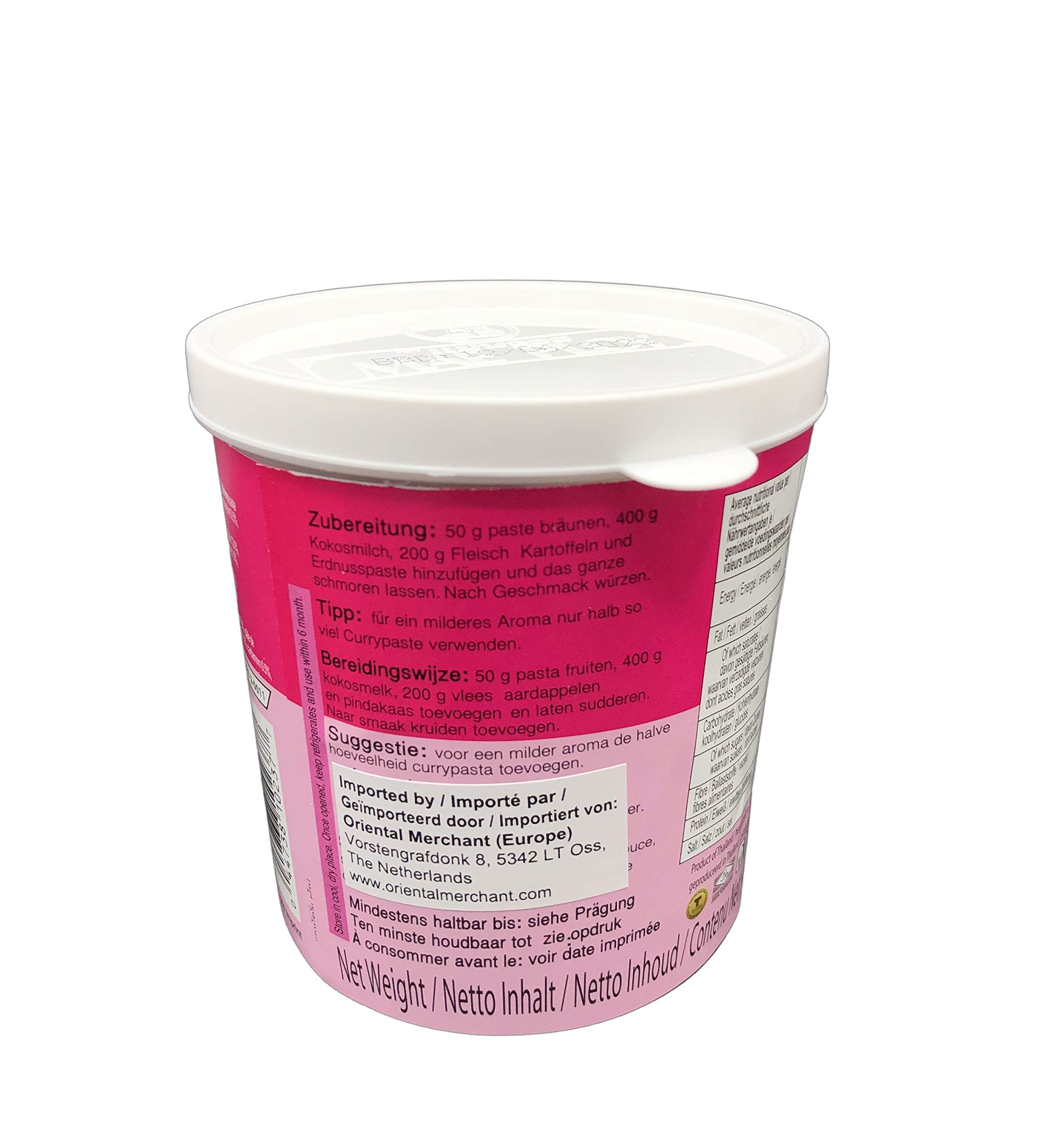Mae Ploy Massaman Curry Paste - Authentic Thai Cooking Sauce | 400g Tub 3