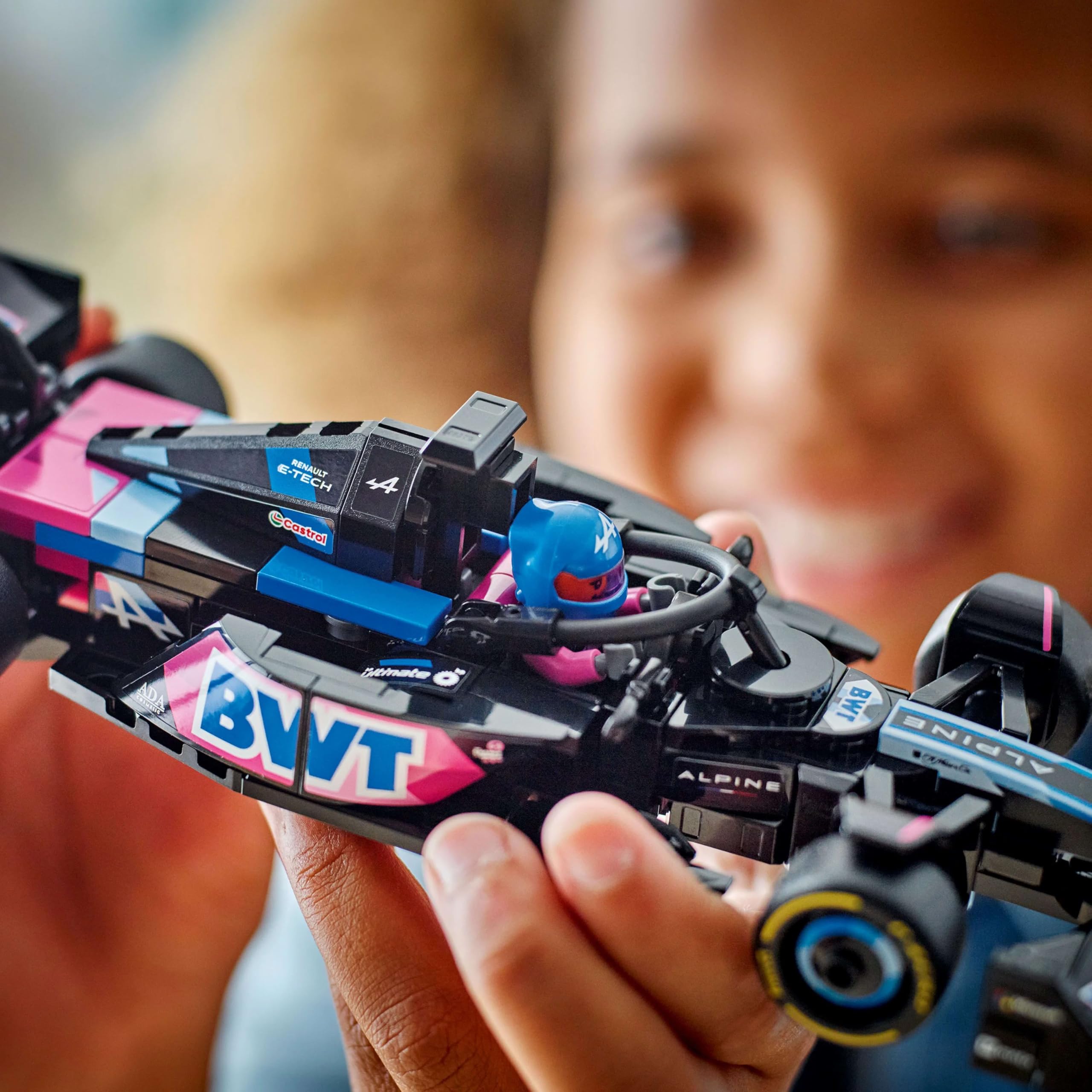 LEGO Speed Champions BWT Alpine F1 Team A524 Race Car Toy - Building Set for 10+ with Minifigure 3
