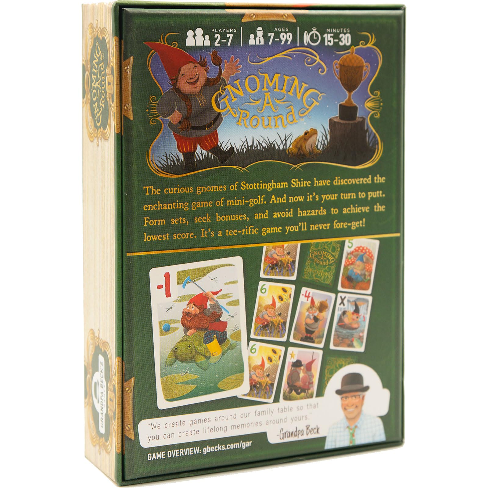 Grandpa Beck's Games Gnoming A Round Card Game | Family Fun | Ages 7+