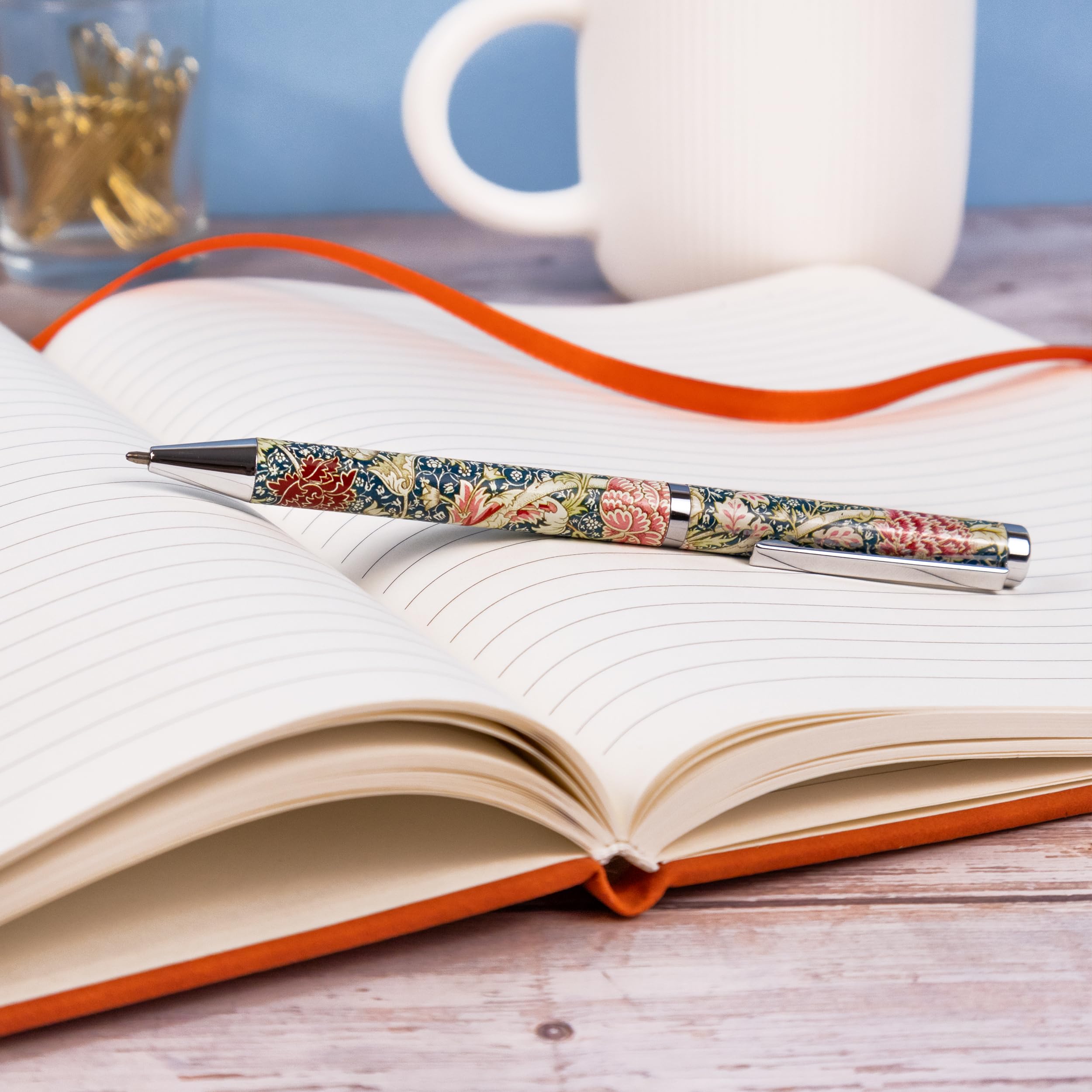 Robert Frederick William Morris Cray Ballpoint Pen - Twist Nib, Black Ink | Gift Box Included
